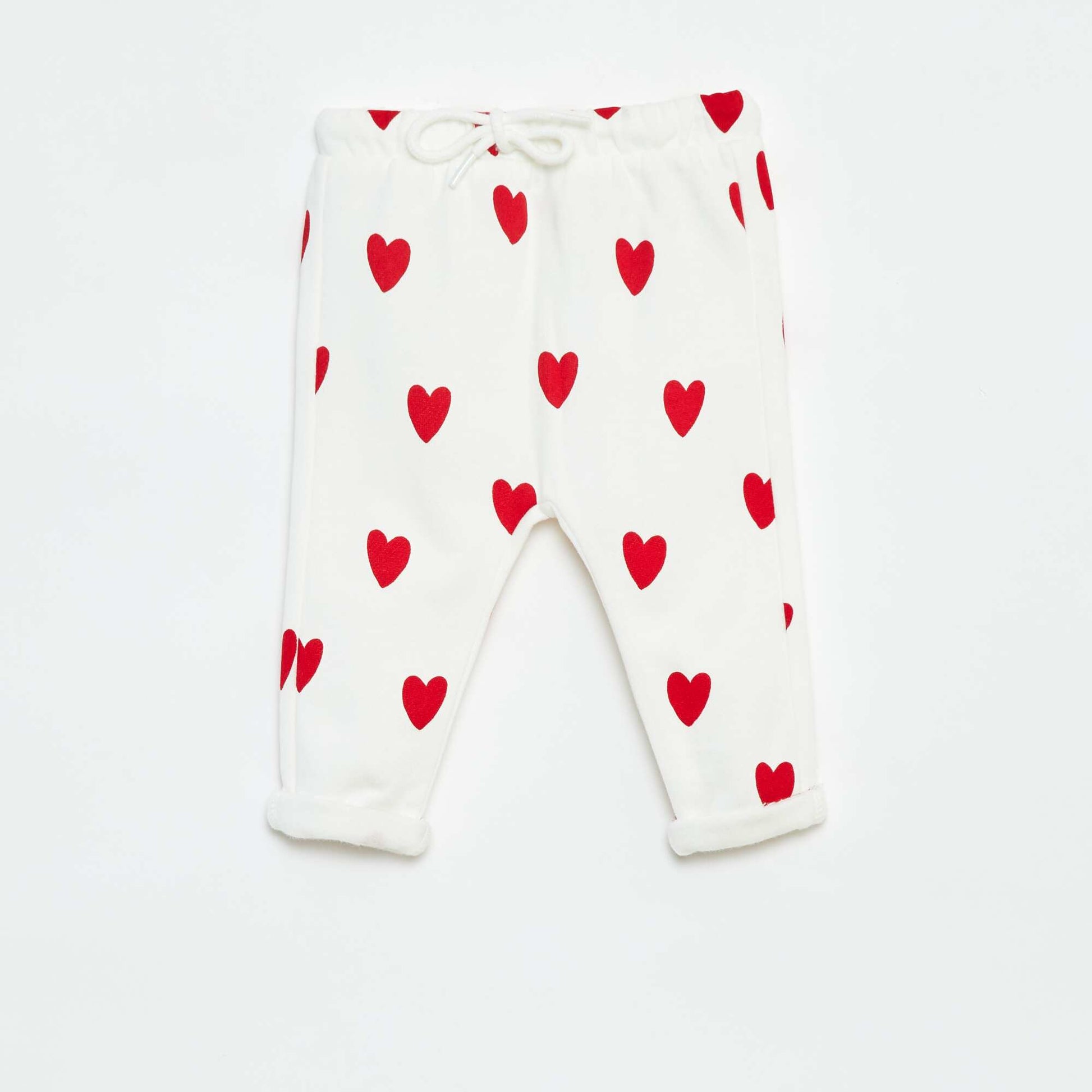 Pantalon sarouel imprimé BLANC