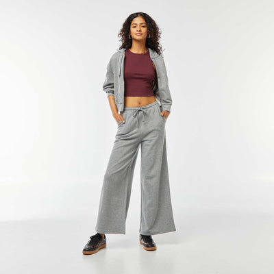 Pantalon jogging large GRIS