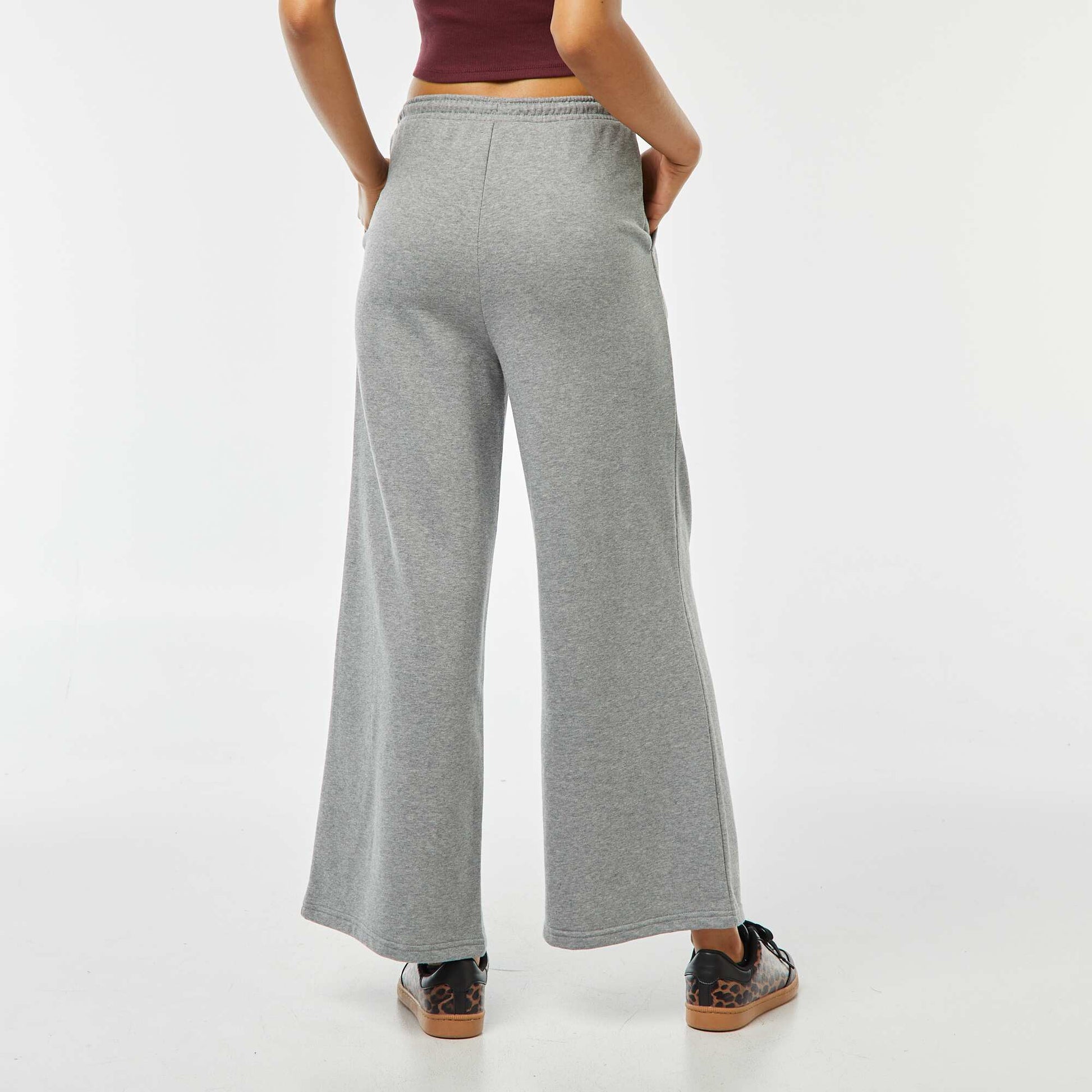 Pantalon jogging large GRIS