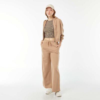 Pantalon jogging large BEIGE