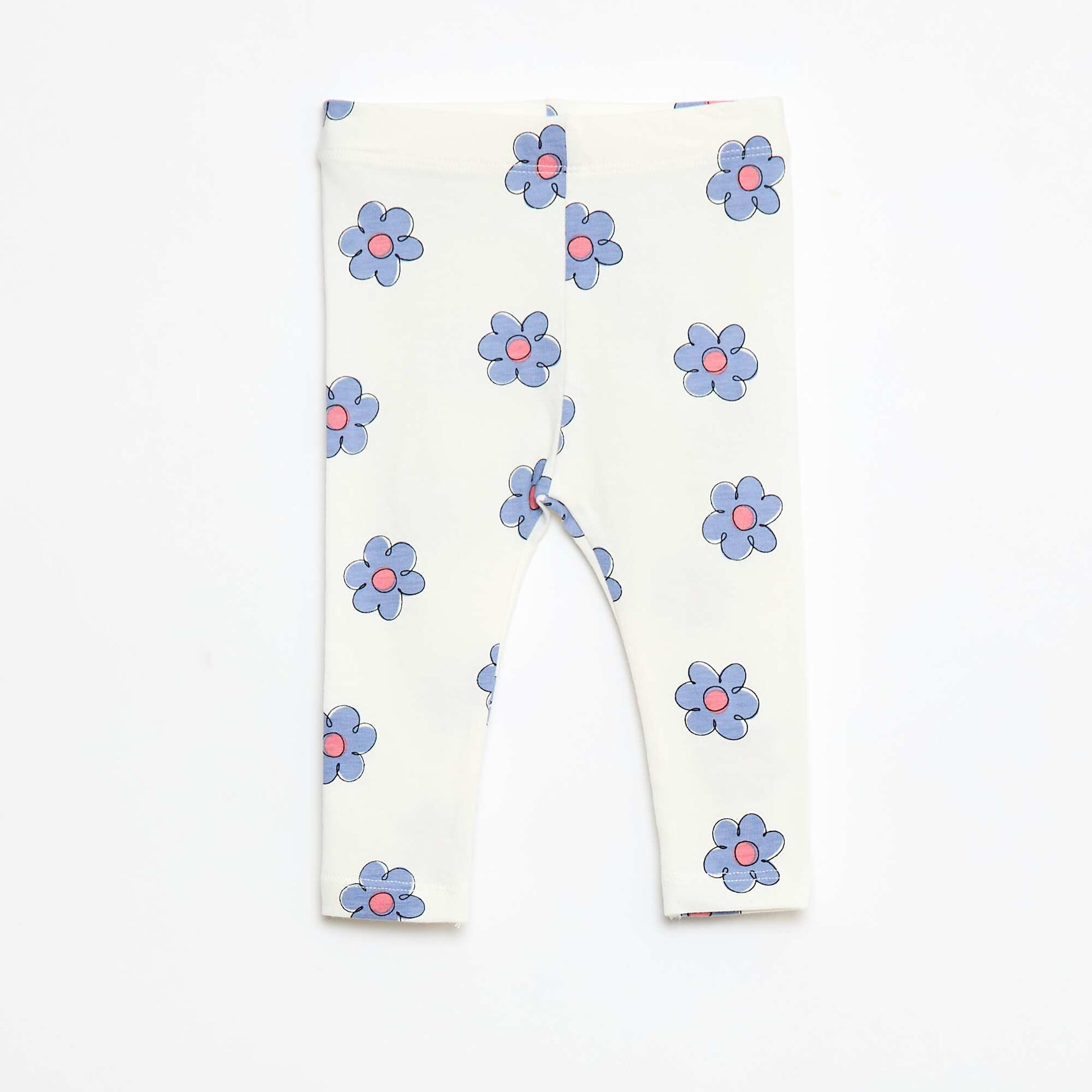 Lot de 2 leggings long BLANC