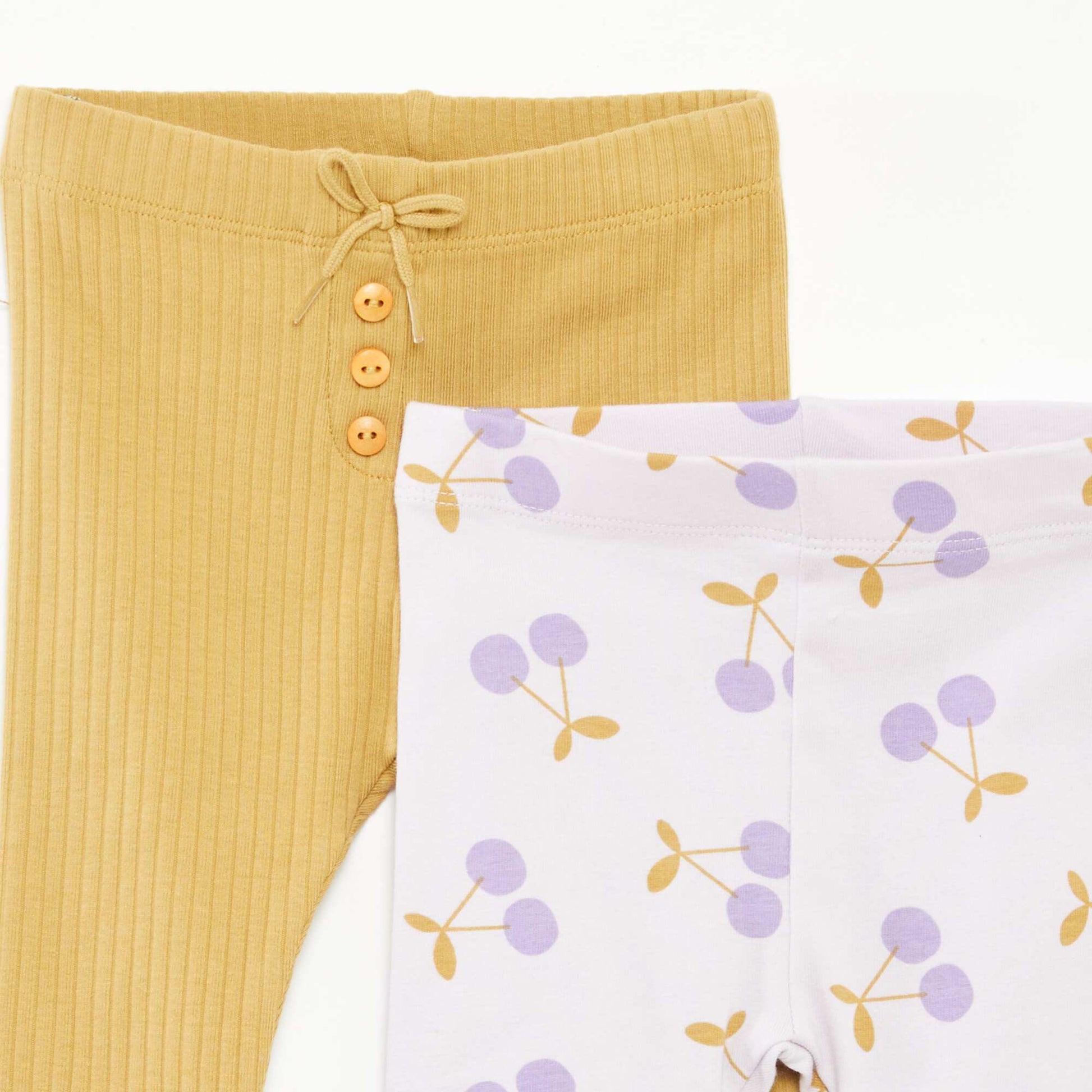 Lot de 2 leggings long VIOLET