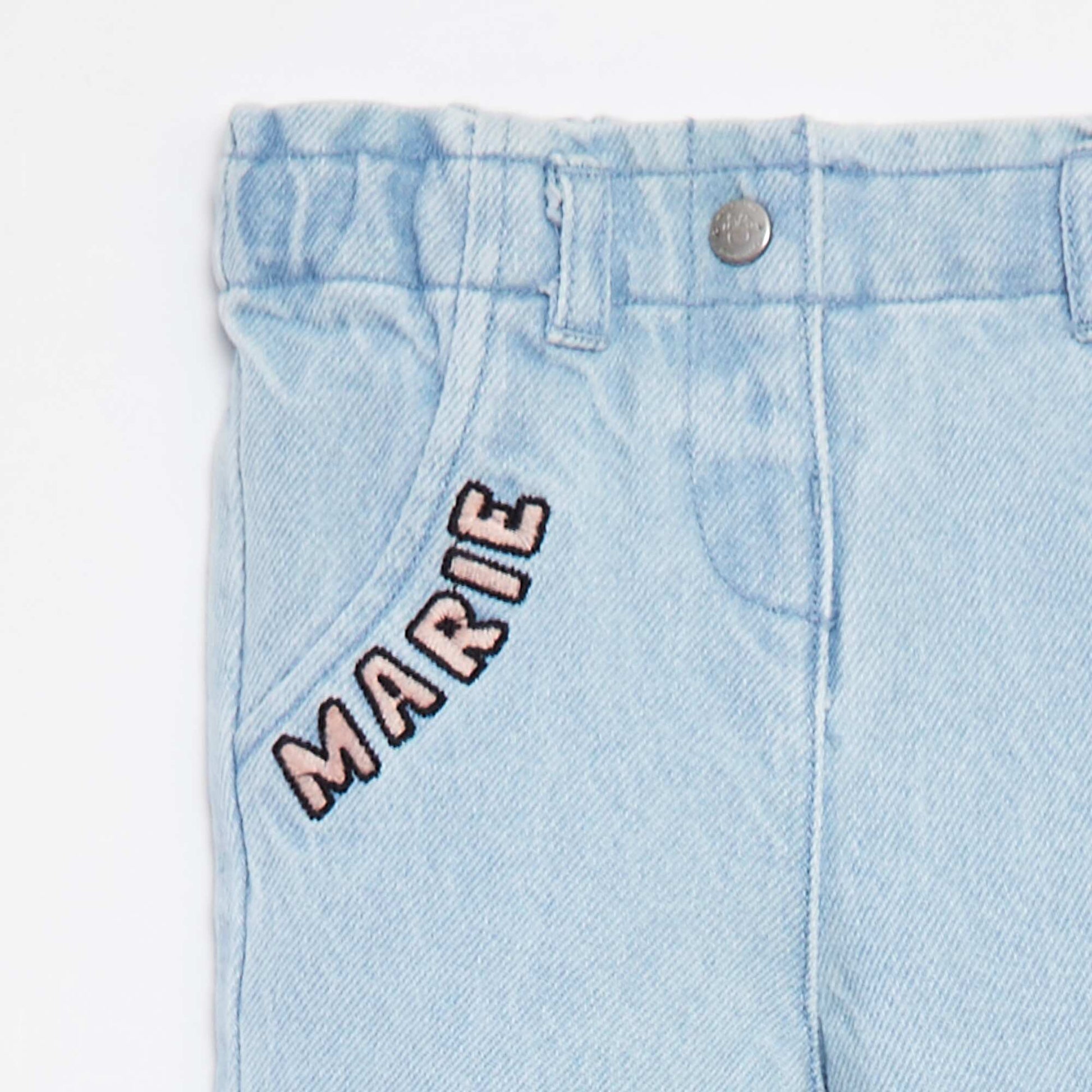 Jean paperbag 'Disney' revers à base BLEU