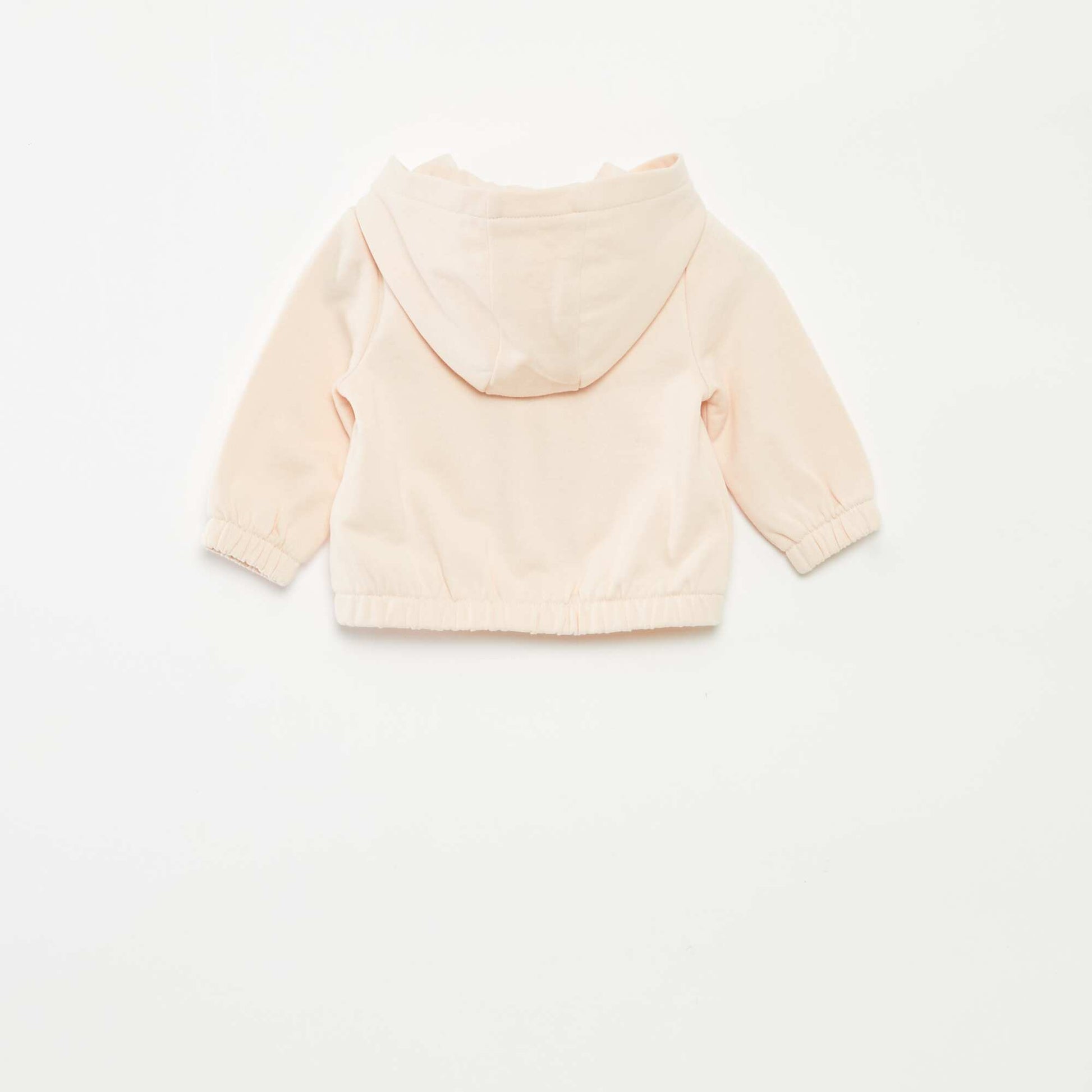 Sweat à capuche zippé 'Marie' ROSE