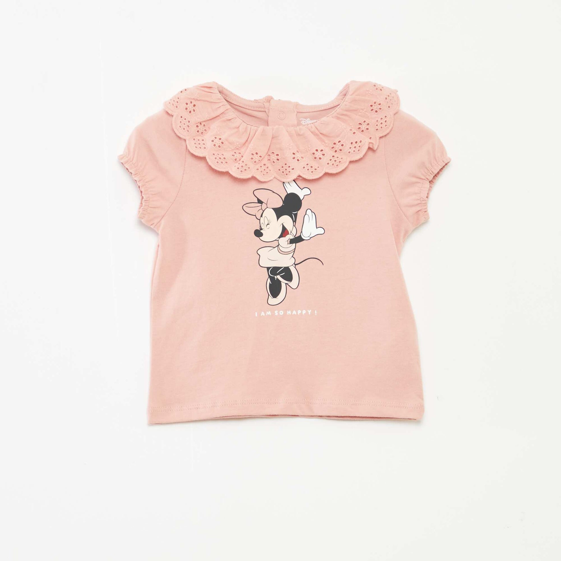 T-shirt à broderie anglaise 'Minnie' ROSE CLAIR