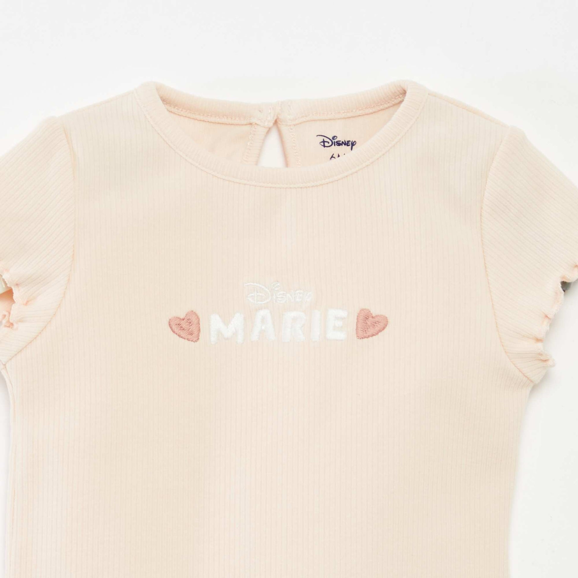 Ensemble t-shirt + legging côtelé 'Marie' - 2 personnes ROSE
