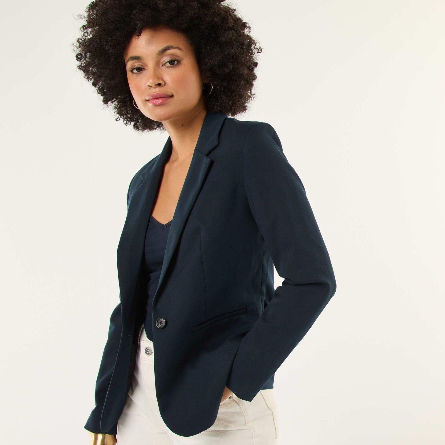 Veste de tailleur à manches longues BLEU