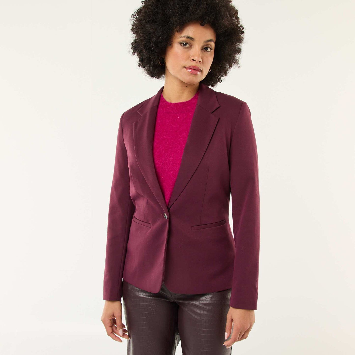 Veste de tailleur à manches longues ROUGE