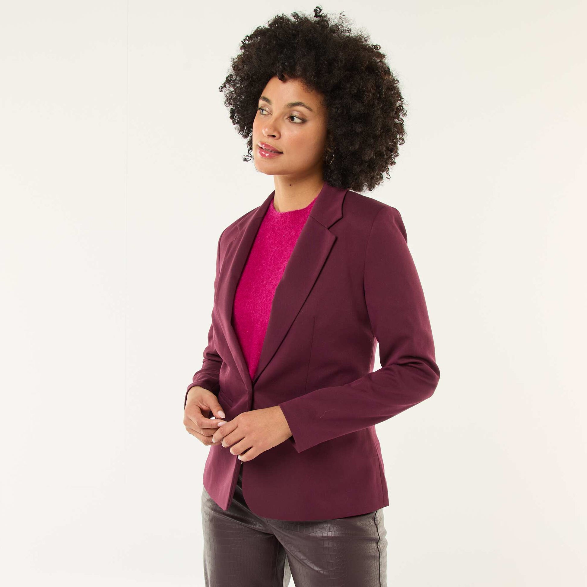 Veste de tailleur à manches longues ROUGE