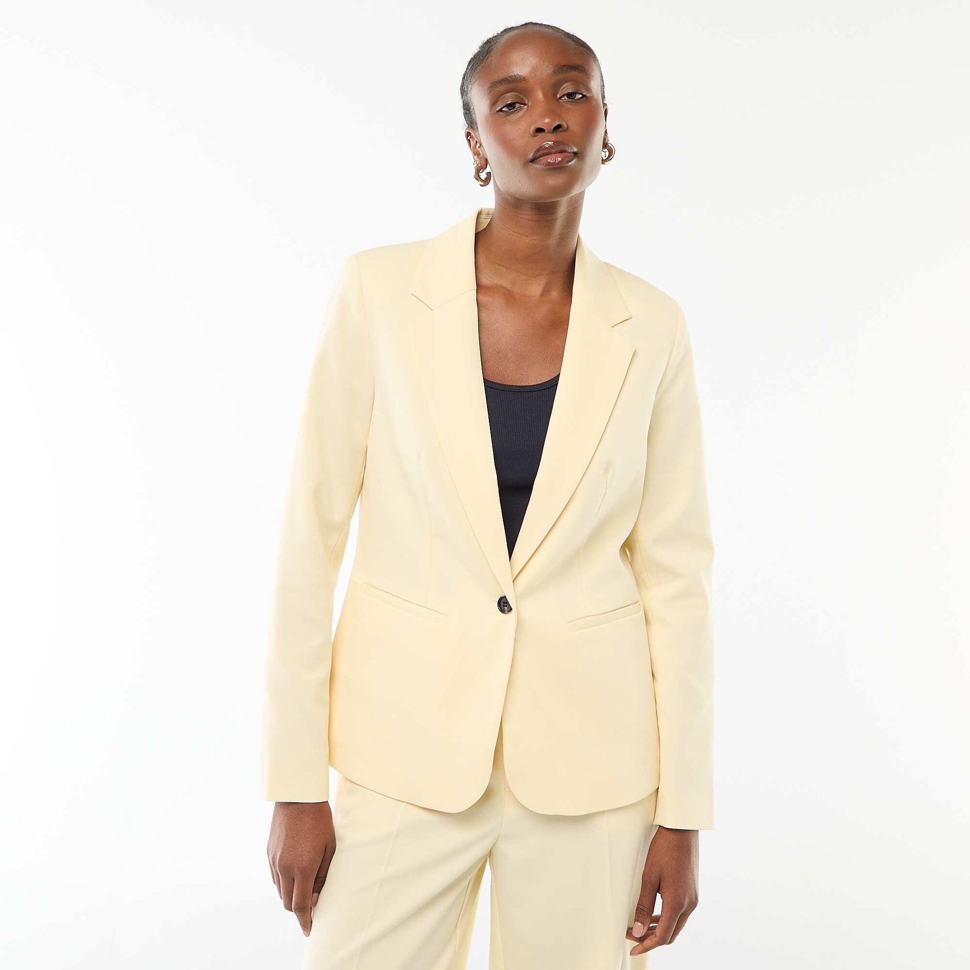 Veste de tailleur à manches longues BEIGE