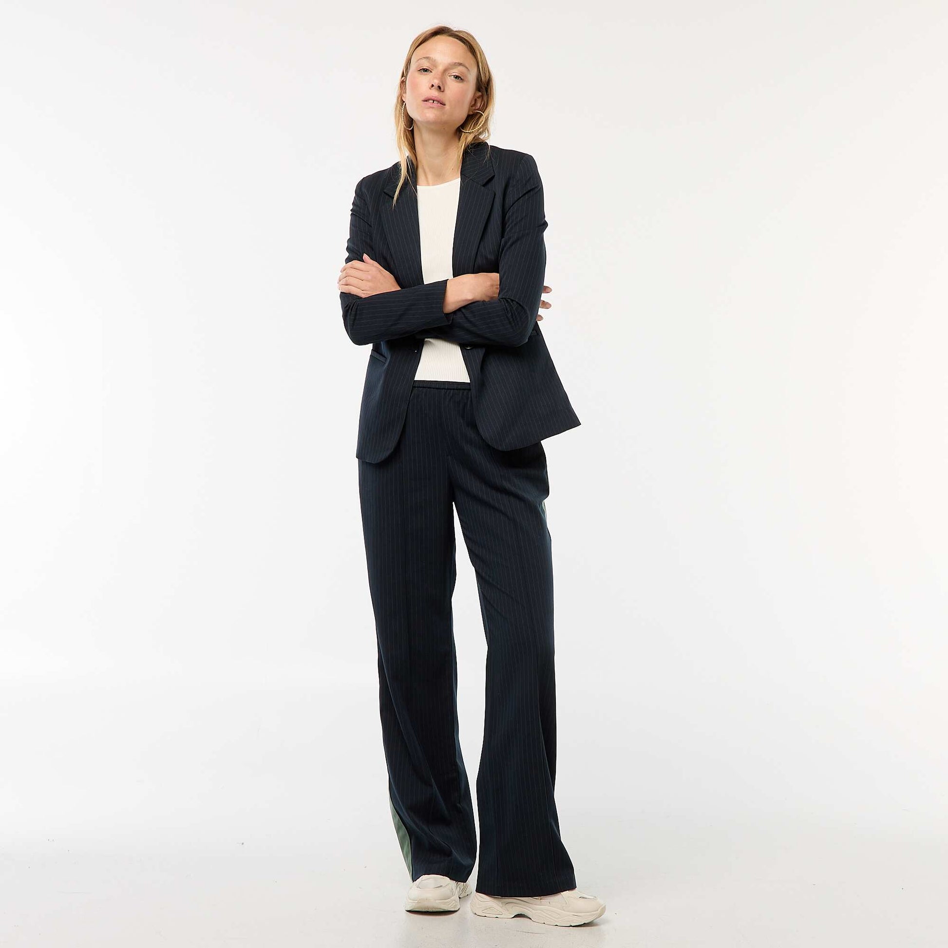 Veste de tailleur à manches longues BLEU