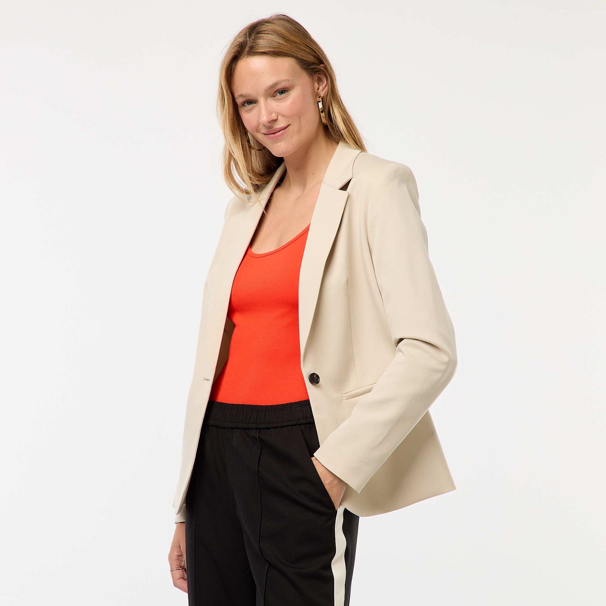 Veste de tailleur à manches longues BEIGE