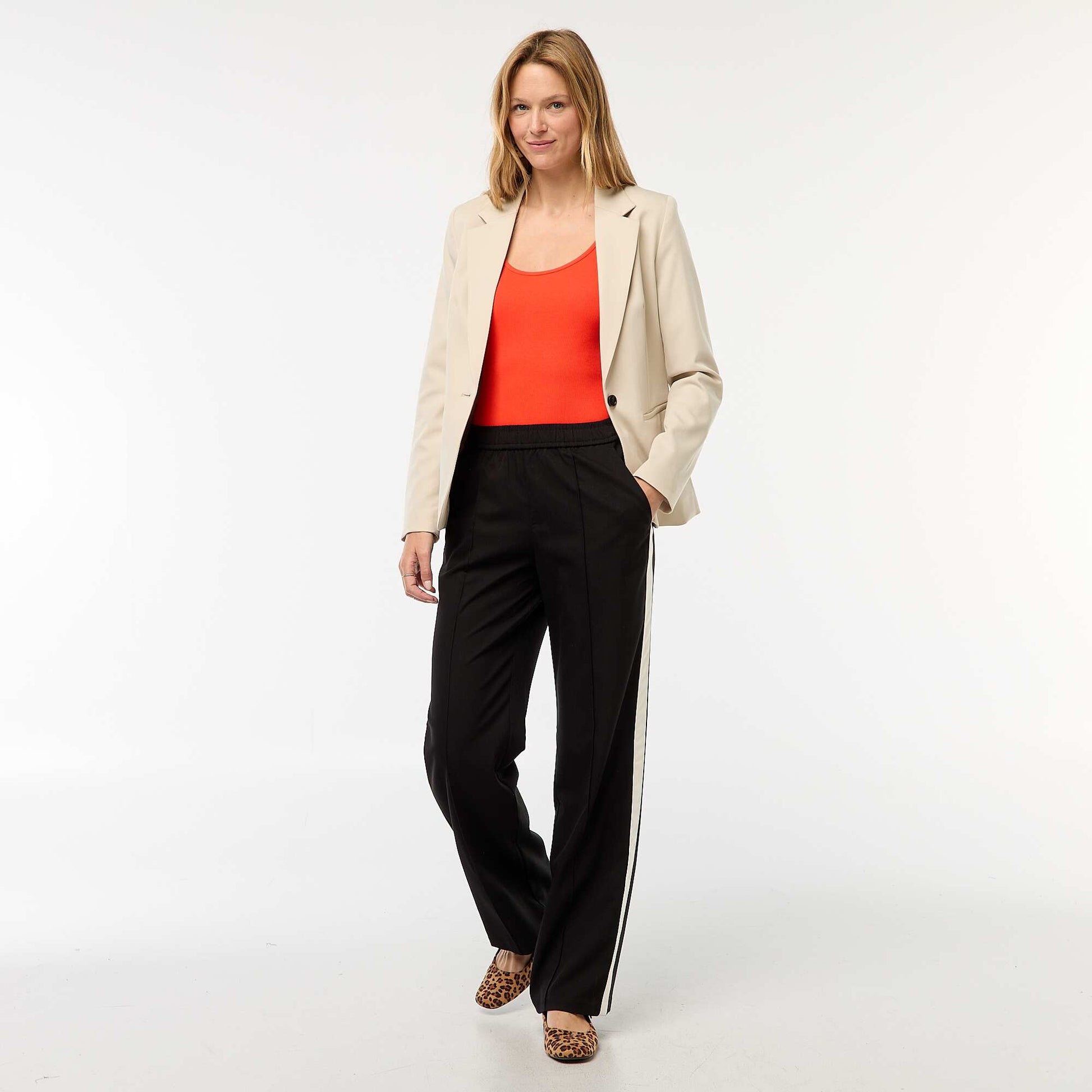 Veste de tailleur à manches longues BEIGE