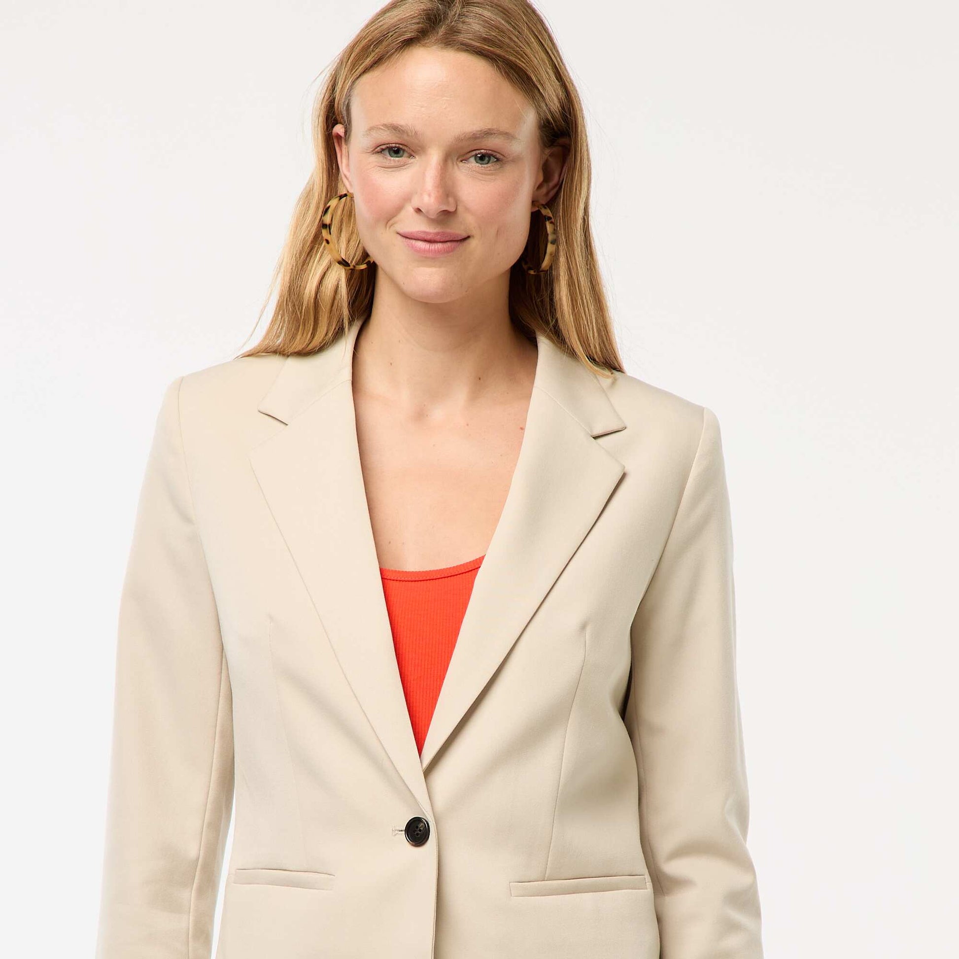 Veste de tailleur à manches longues BEIGE