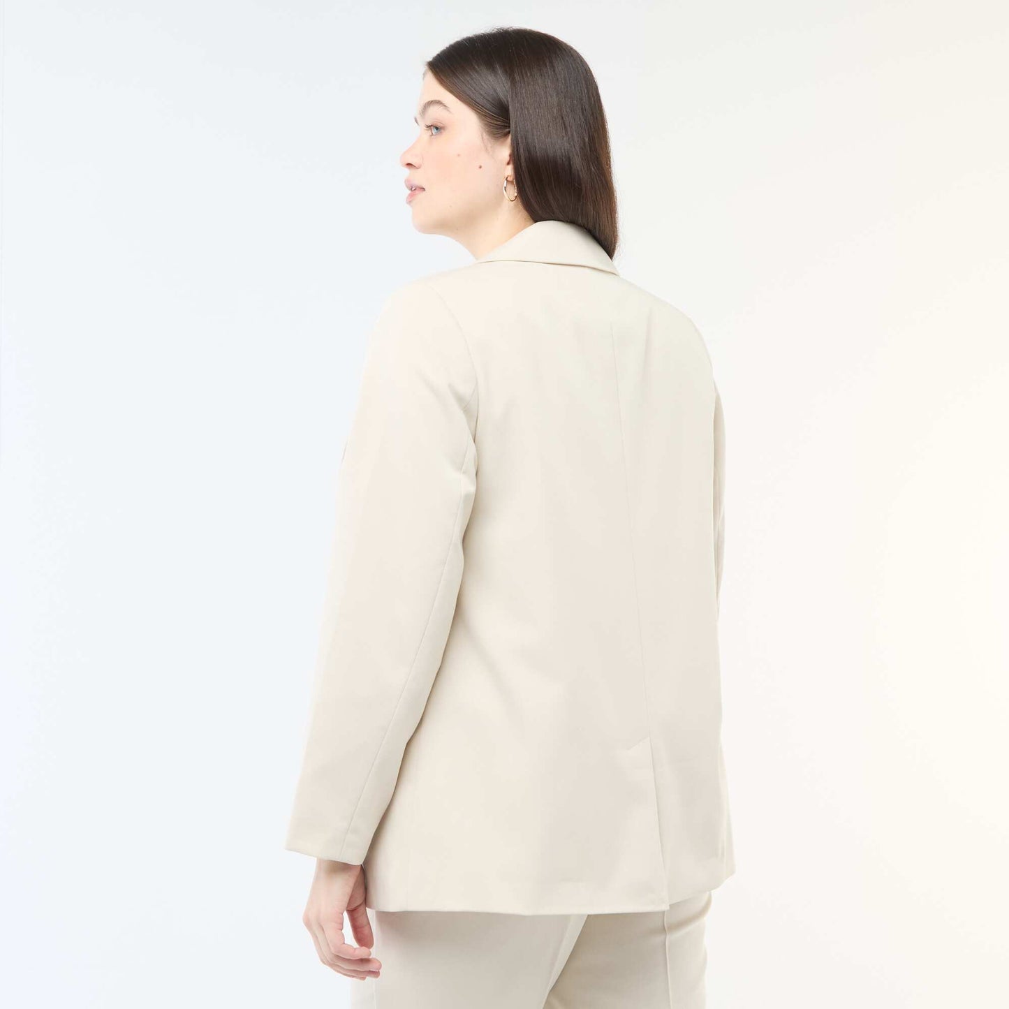 Veste de tailleur longue BEIGE