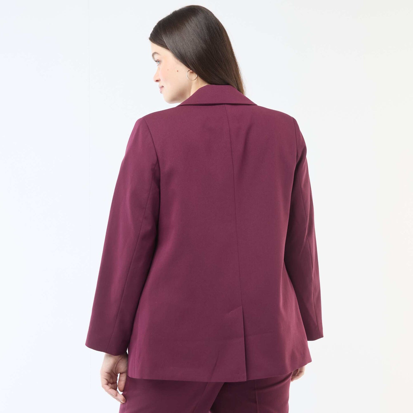 Veste de tailleur longue ROUGE