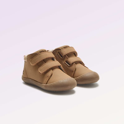 Chaussures motricité 3 '1ers pas' - Kitchoun MARRON