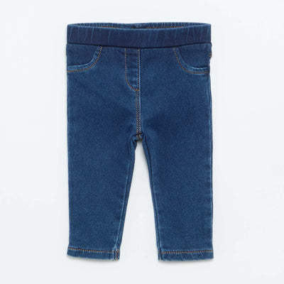 Jegging stretch façon denim BLEU