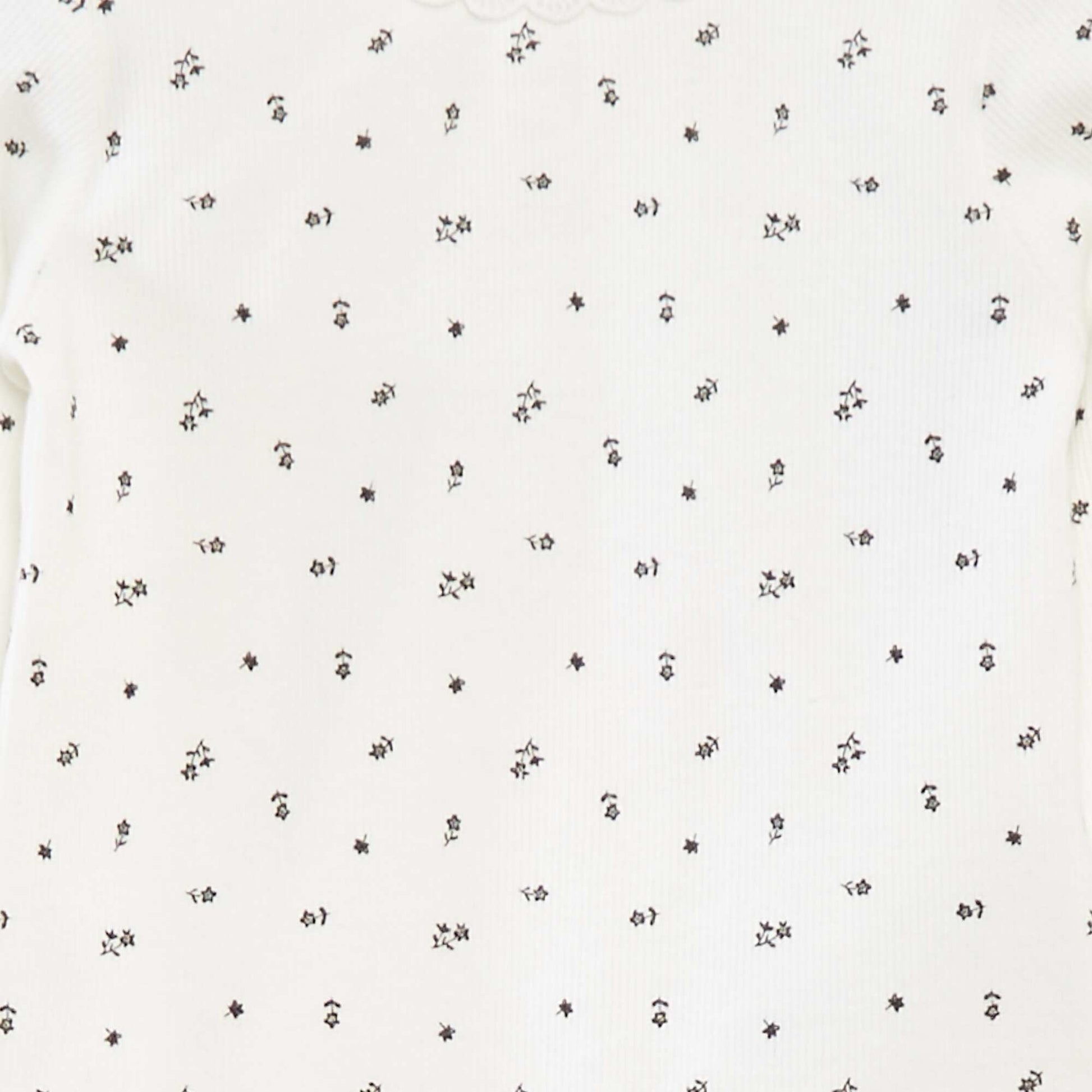 Ensemble t-shirt à manches longues + legging - 2 pièces BLANC