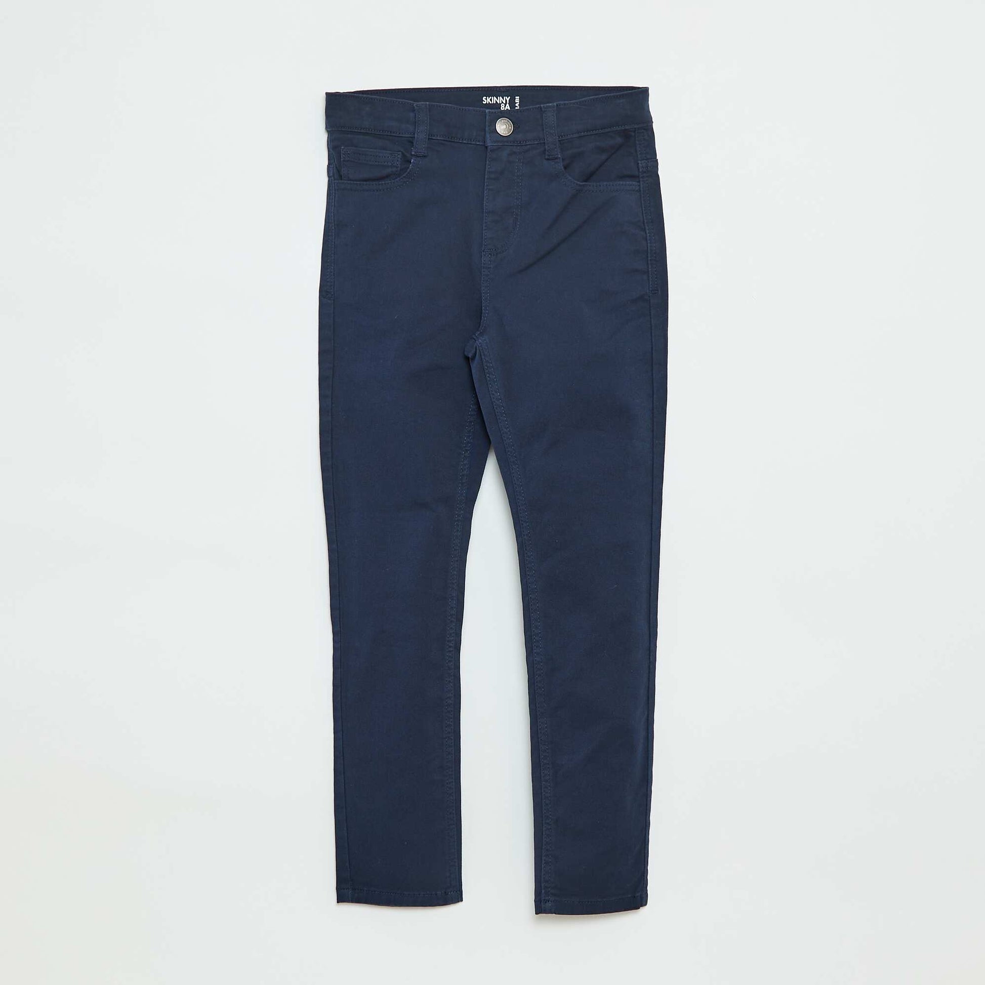 Pantalon Skinny / coupe très ajustée 5 poches BLEU