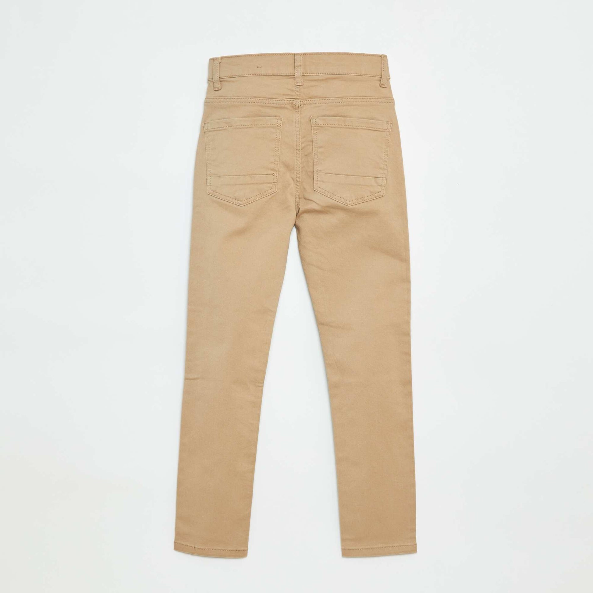 Pantalon Skinny / coupe très ajustée 5 poches BEIGE