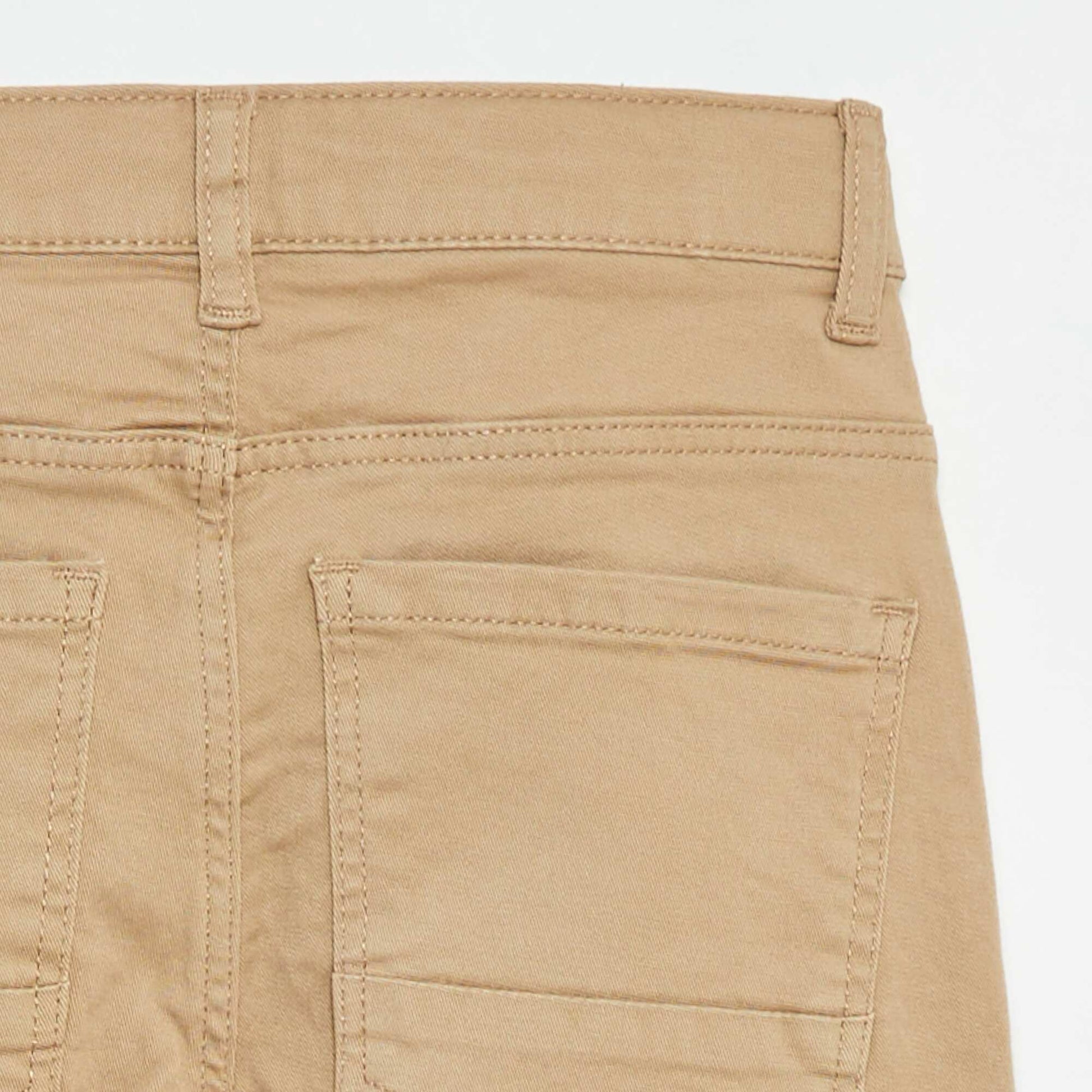 Pantalon Skinny / coupe très ajustée 5 poches BEIGE