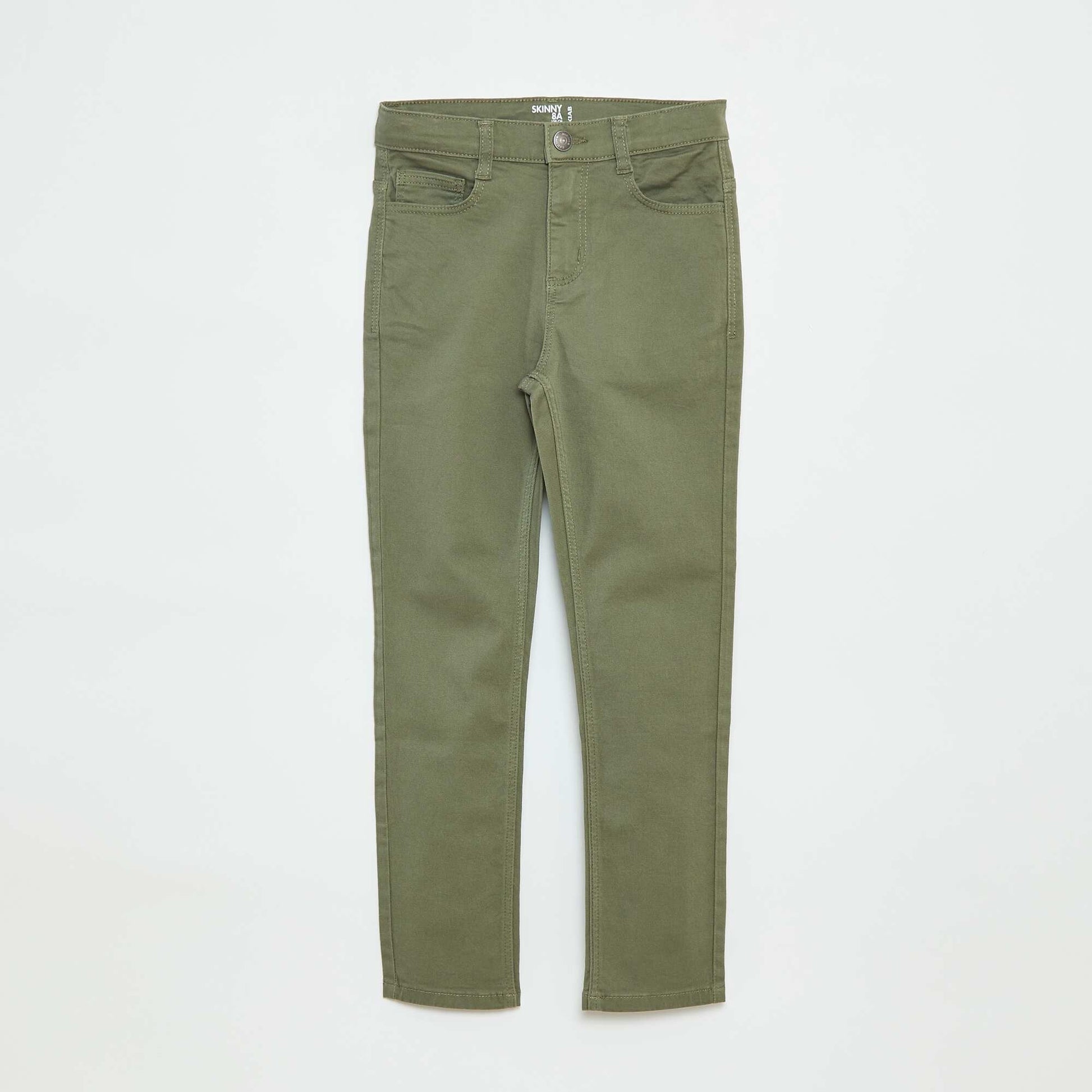 Pantalon Skinny / coupe très ajustée 5 poches VERT