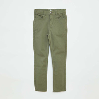 Pantalon Skinny / coupe très ajustée 5 poches VERT