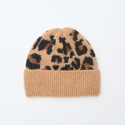 Bonnet côtelé MARRON