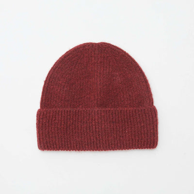 Bonnet côtelé ROUGE