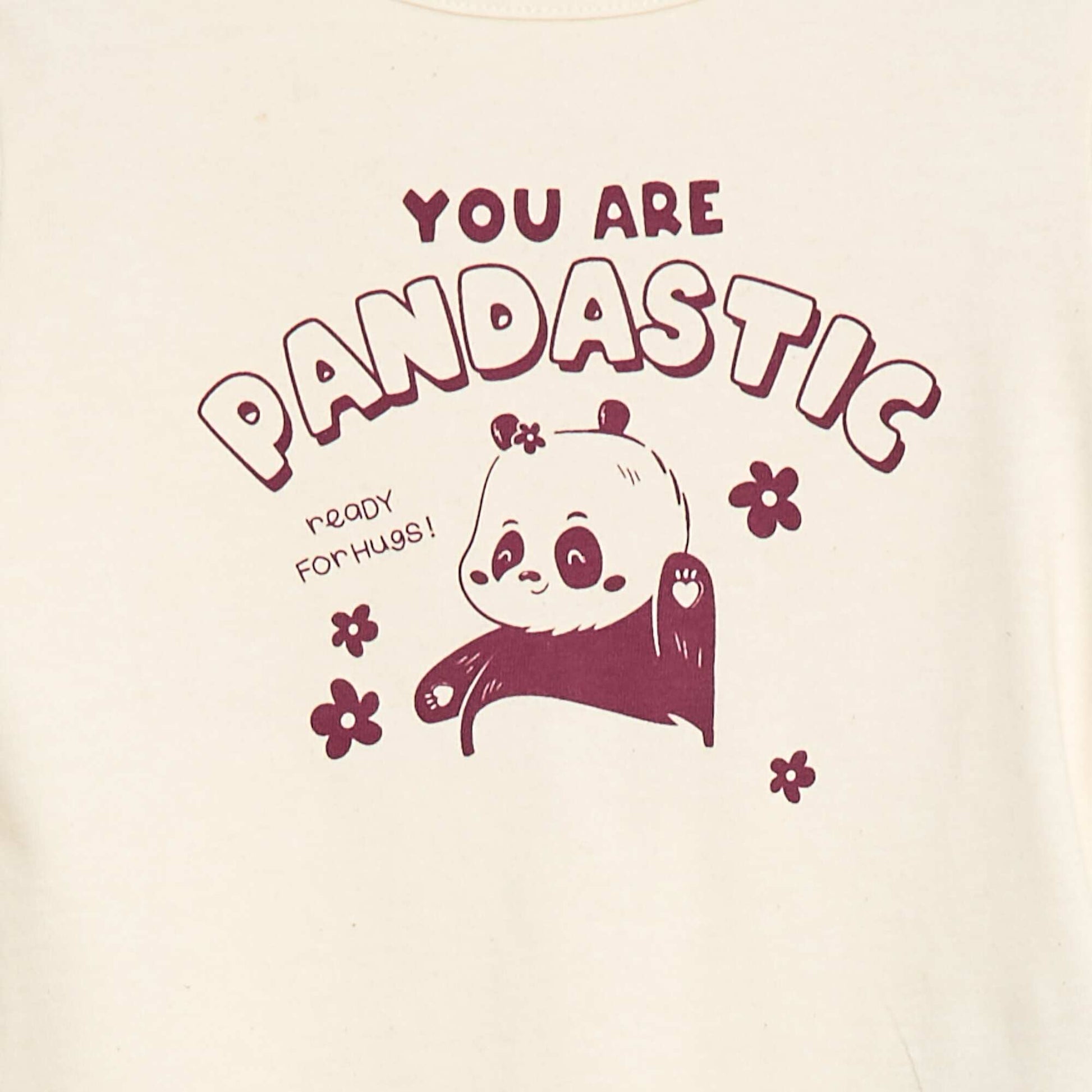 Ensemble pyjama t-shirt + legging imprimé - 2 pièces BEIGE