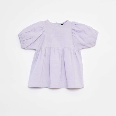 Robe avec manches ballon VIOLET