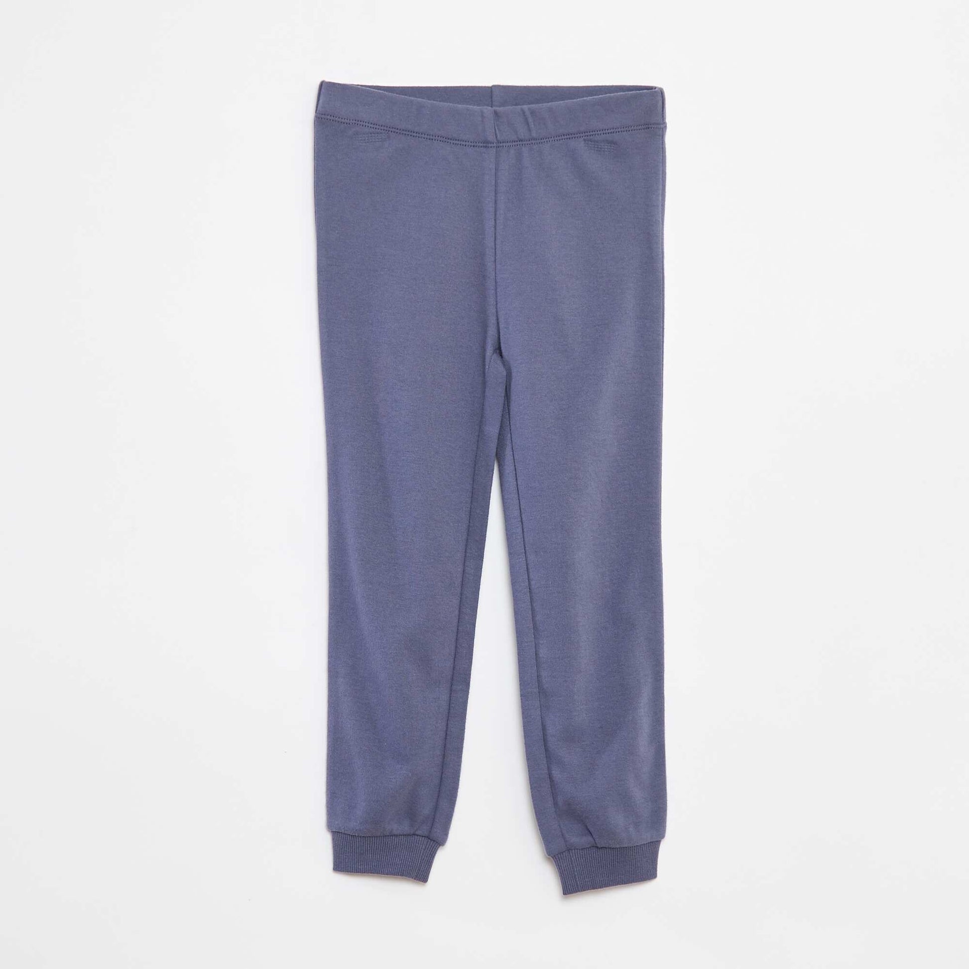 Ensemble pyjama long t-shirt + pantalon - 2 pièces BLEU