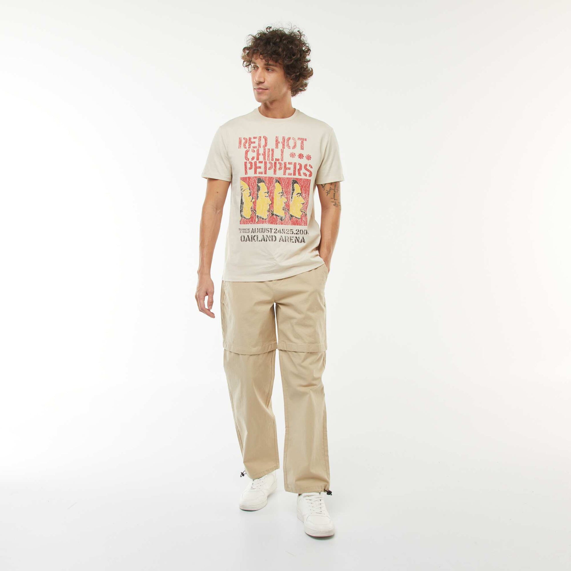 Pantalon modulable 2 en 1 - Short BEIGE