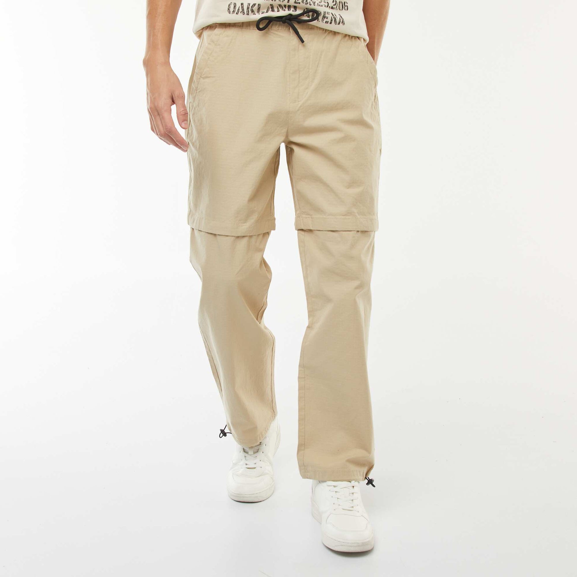 Pantalon modulable 2 en 1 - Short BEIGE