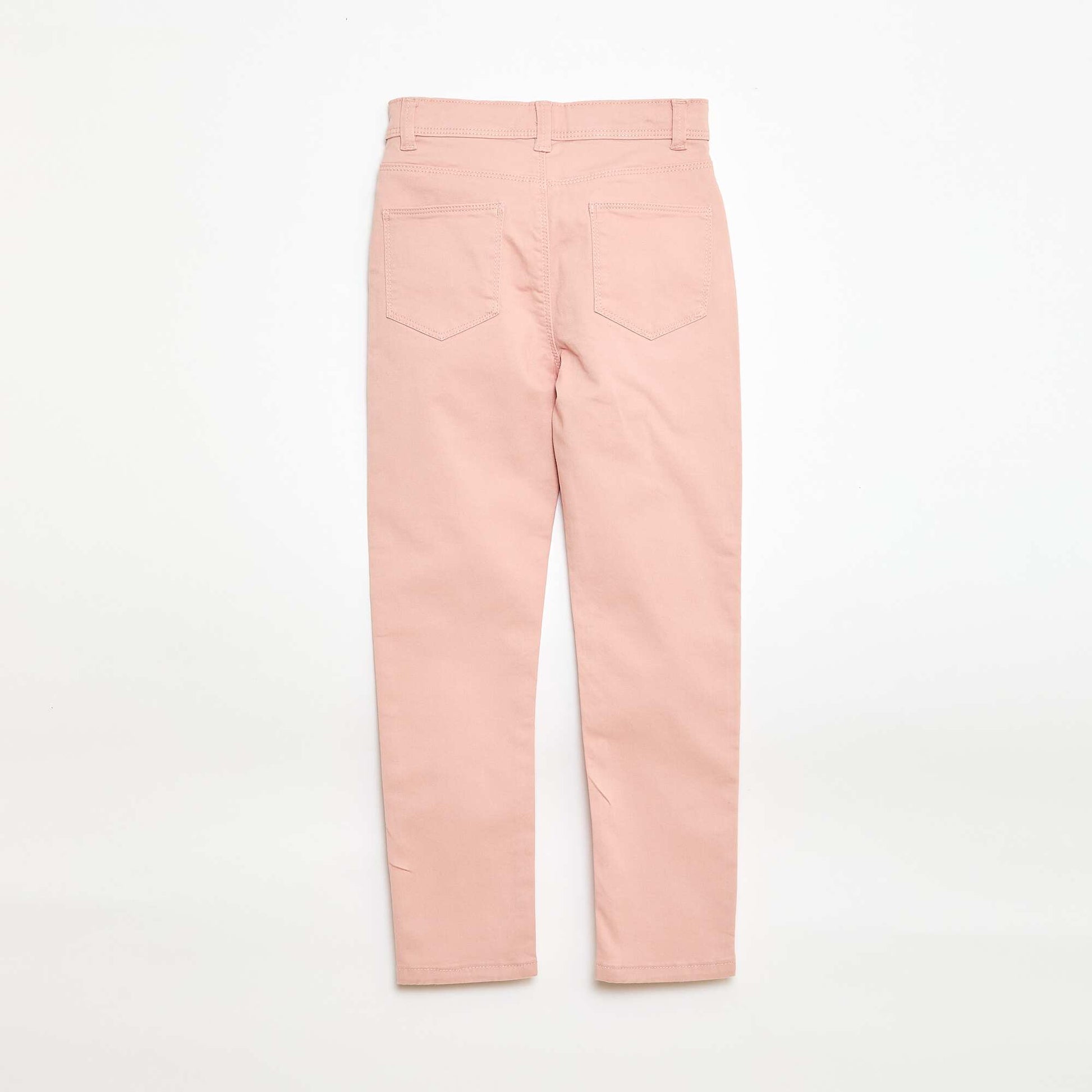 Pantalon slim - coupe ajustée 4 poches ROSE