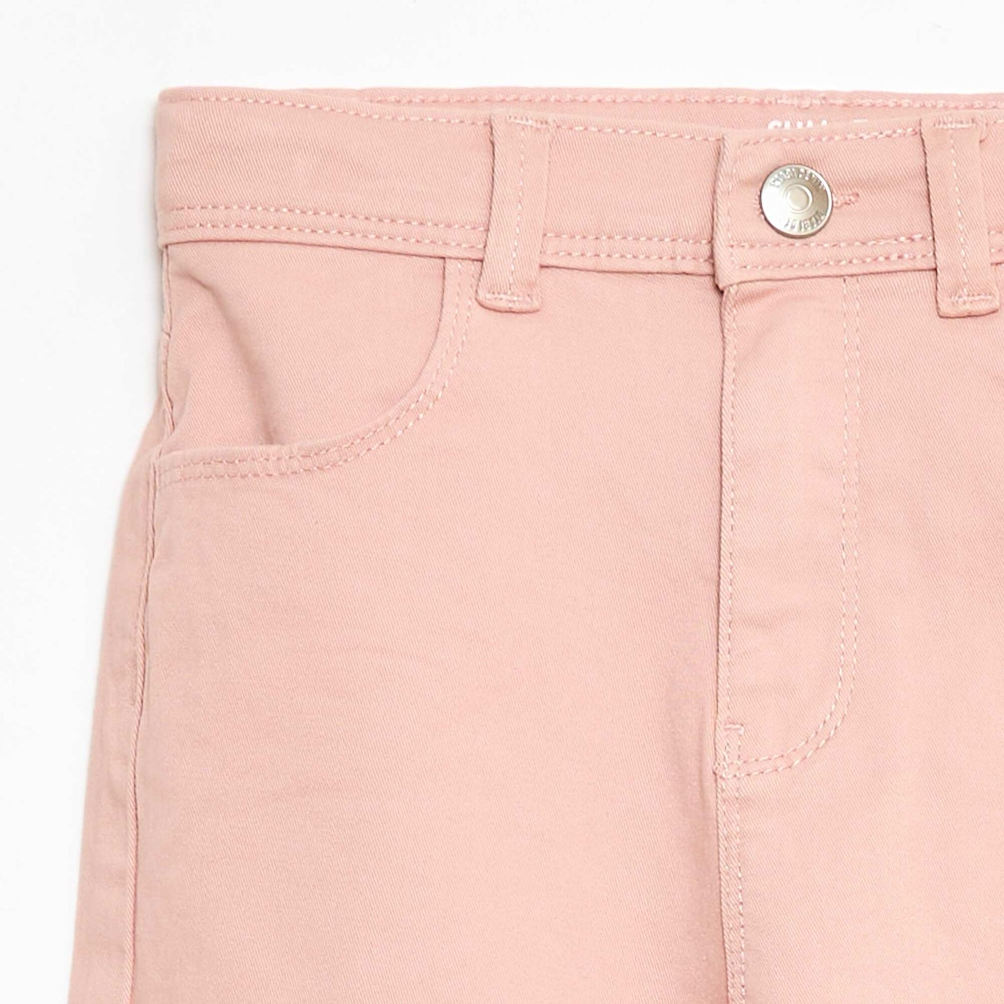 Pantalon slim - coupe ajustée 4 poches ROSE