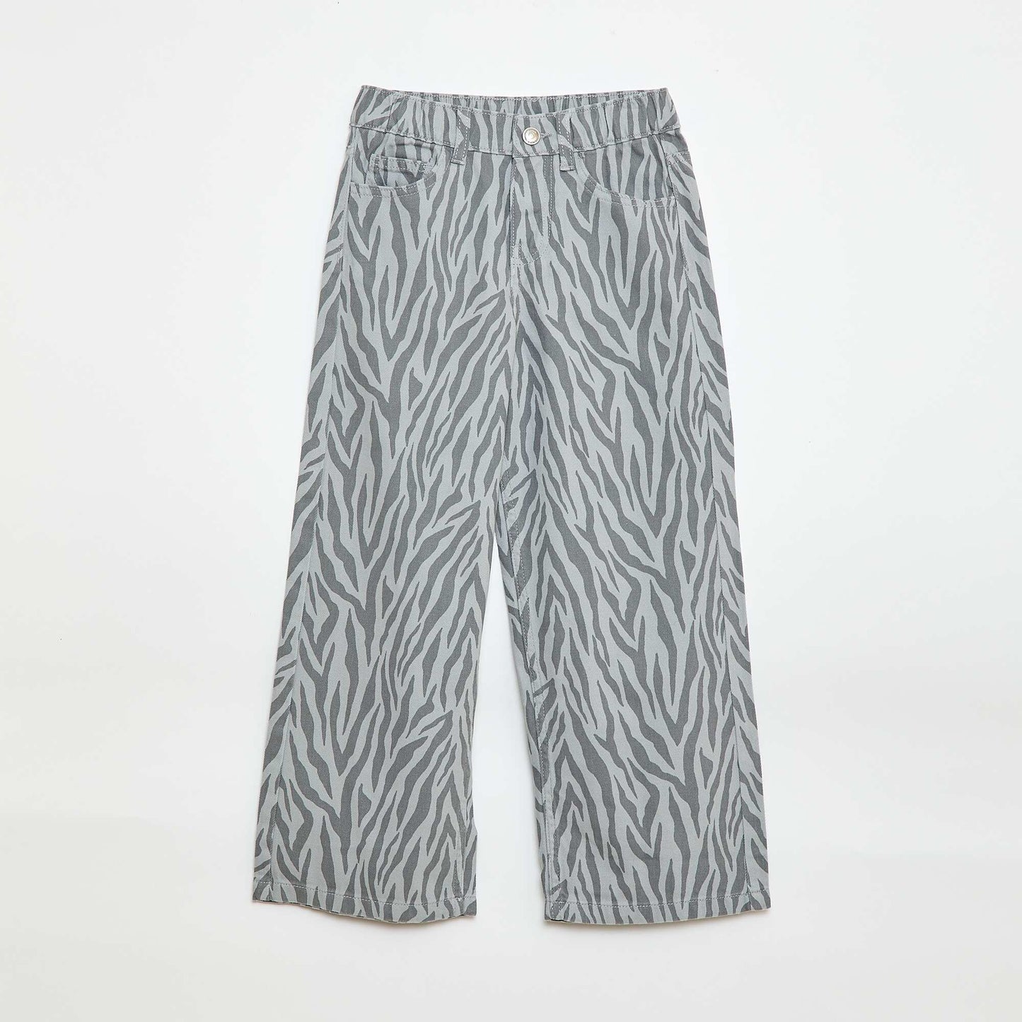 Pantalon wide leg GRIS