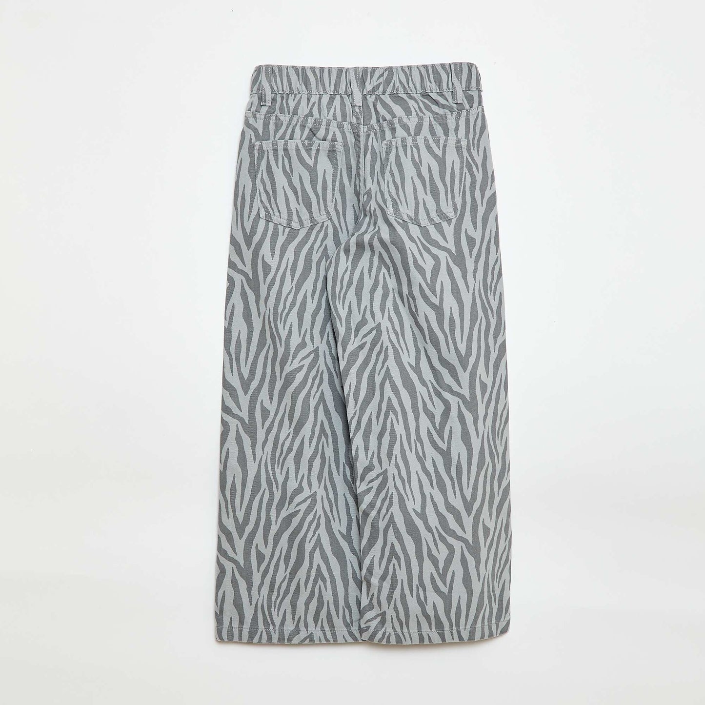 Pantalon wide leg GRIS