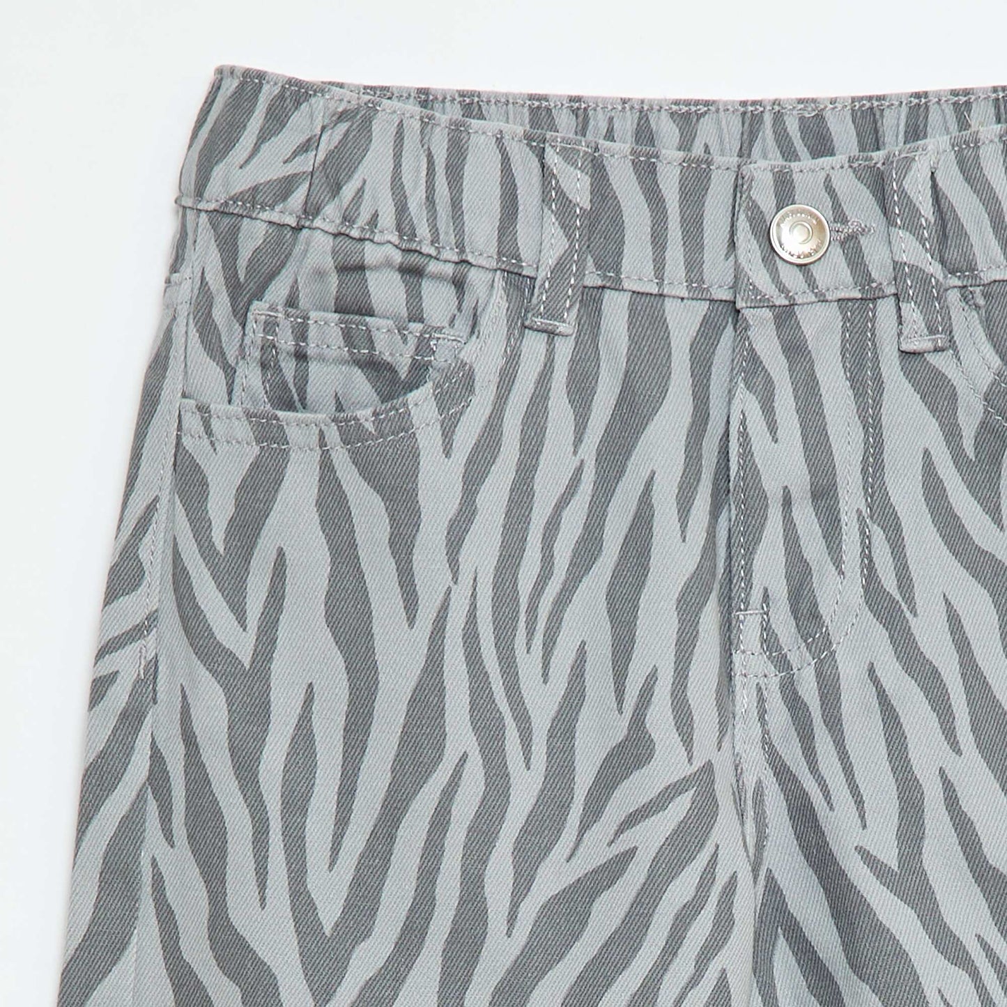 Pantalon wide leg GRIS