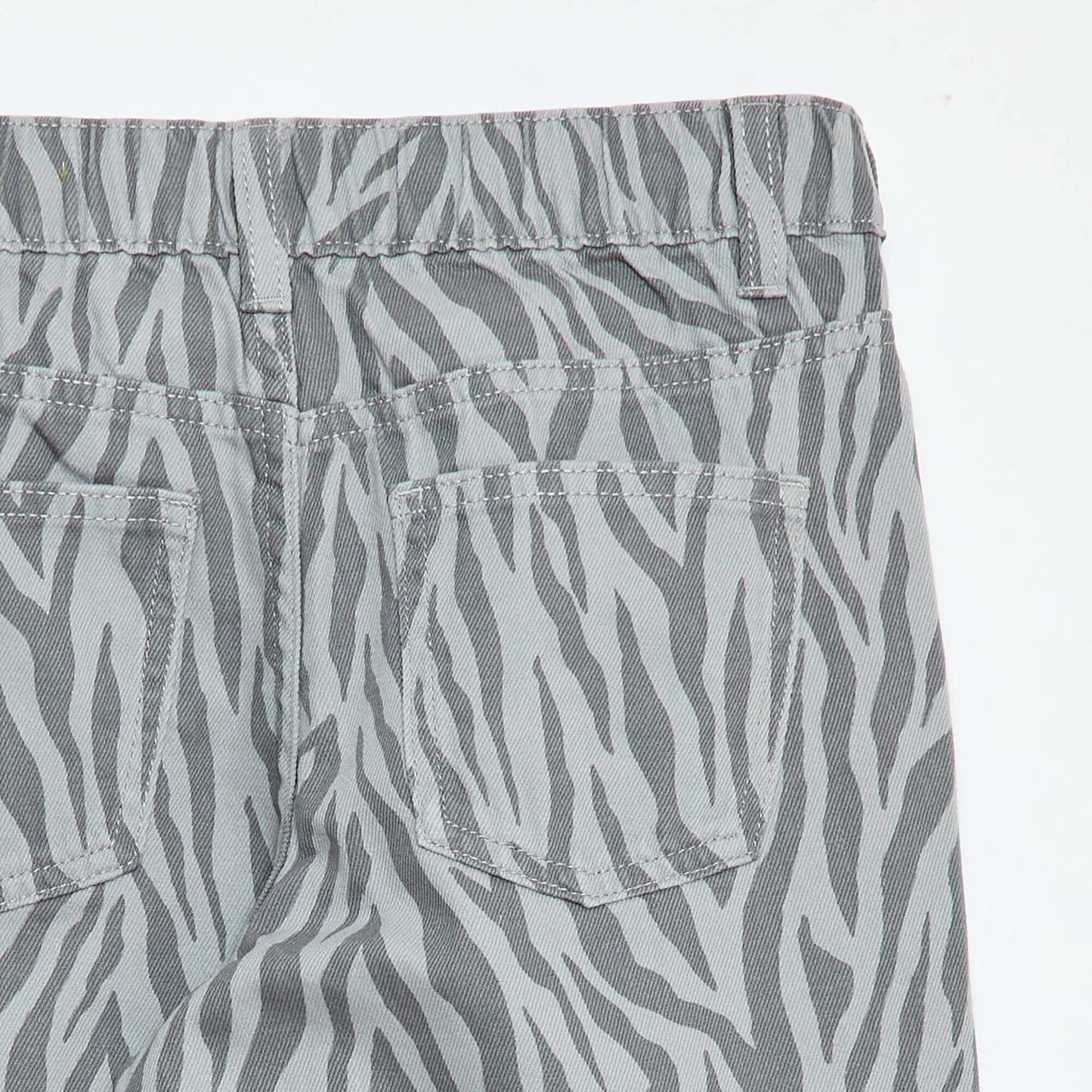 Pantalon wide leg GRIS