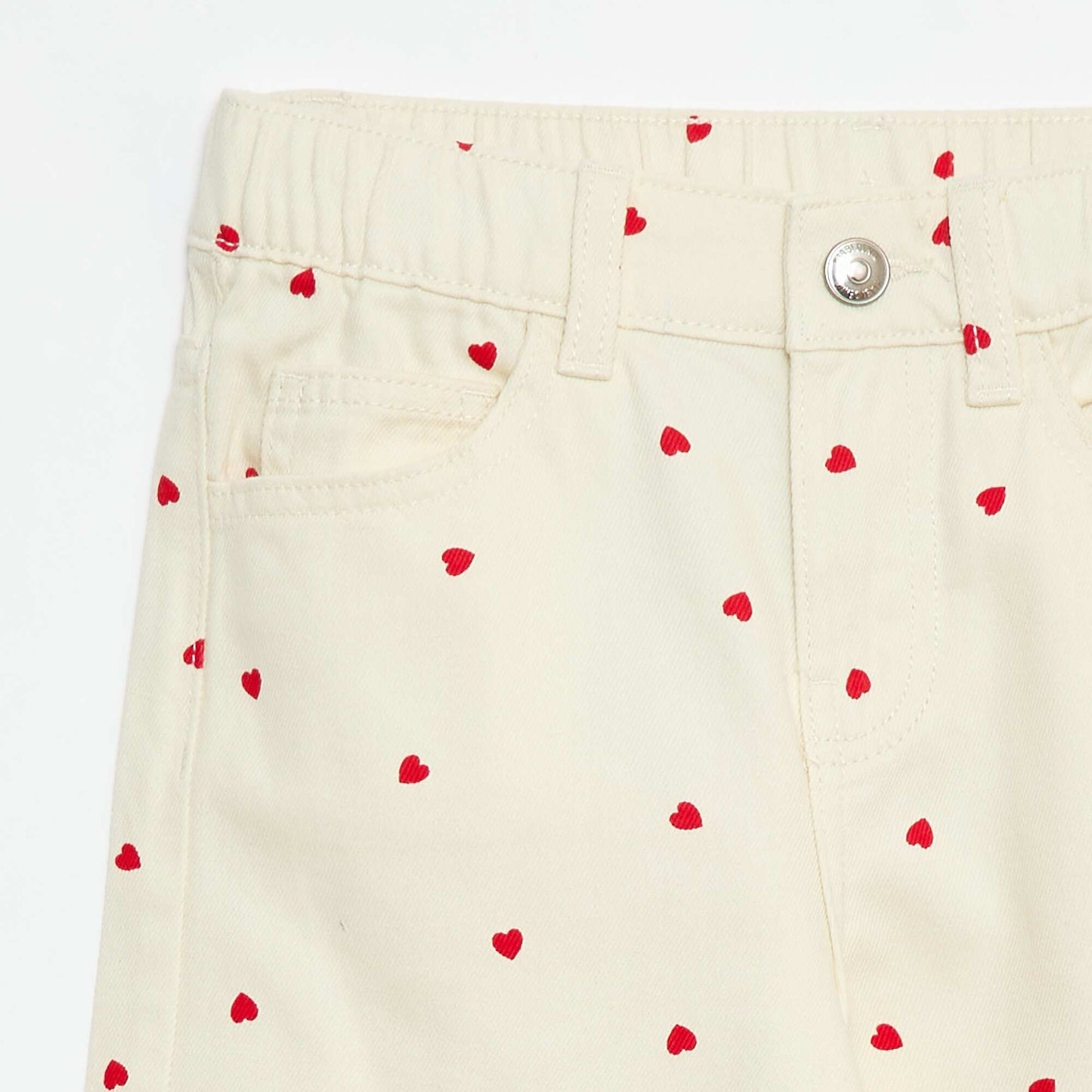 Pantalon wide leg BLANC