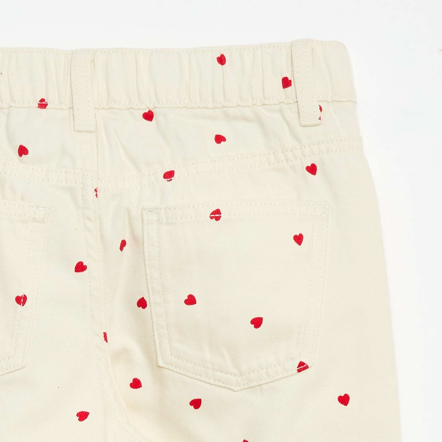 Pantalon wide leg BLANC