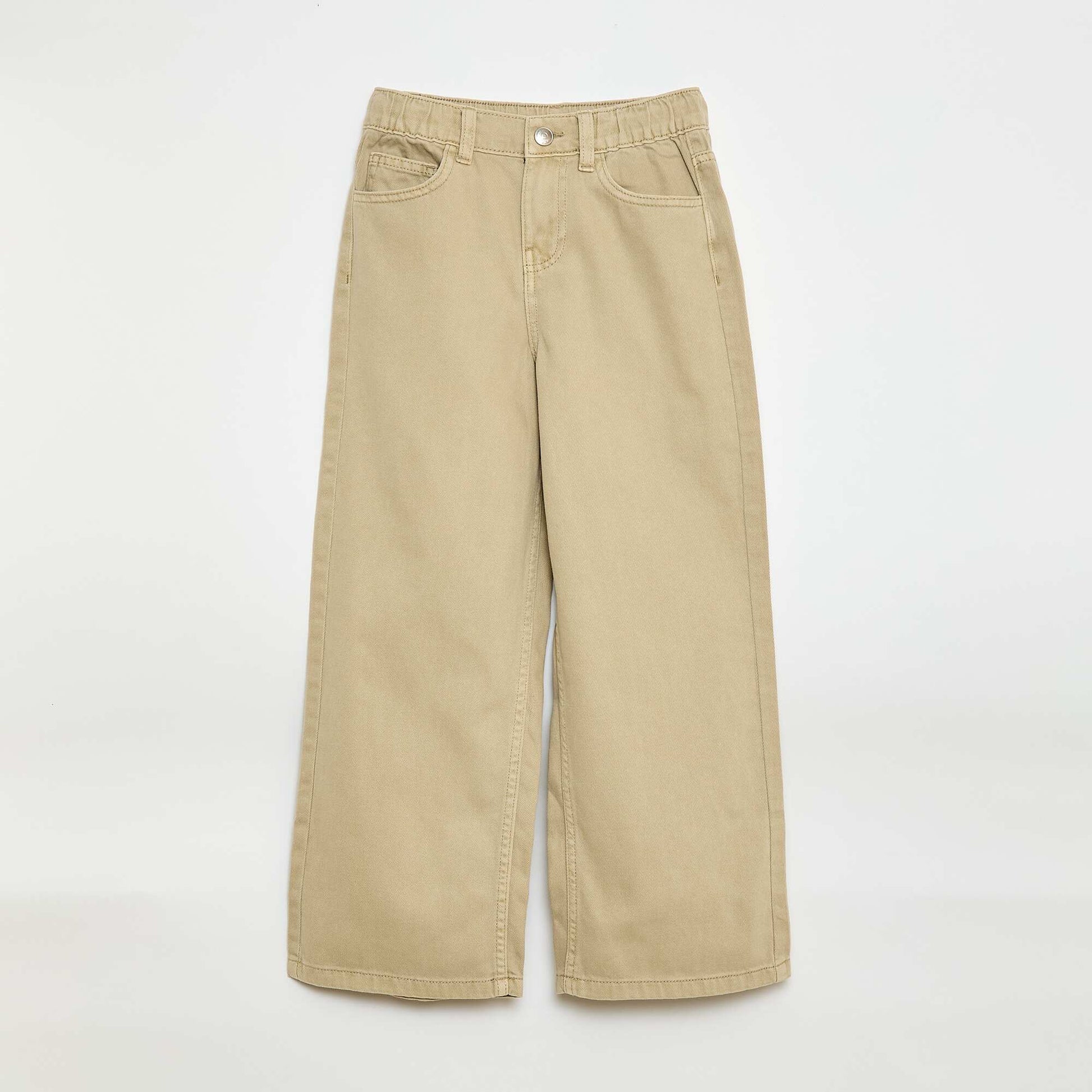 Pantalon wide leg BEIGE