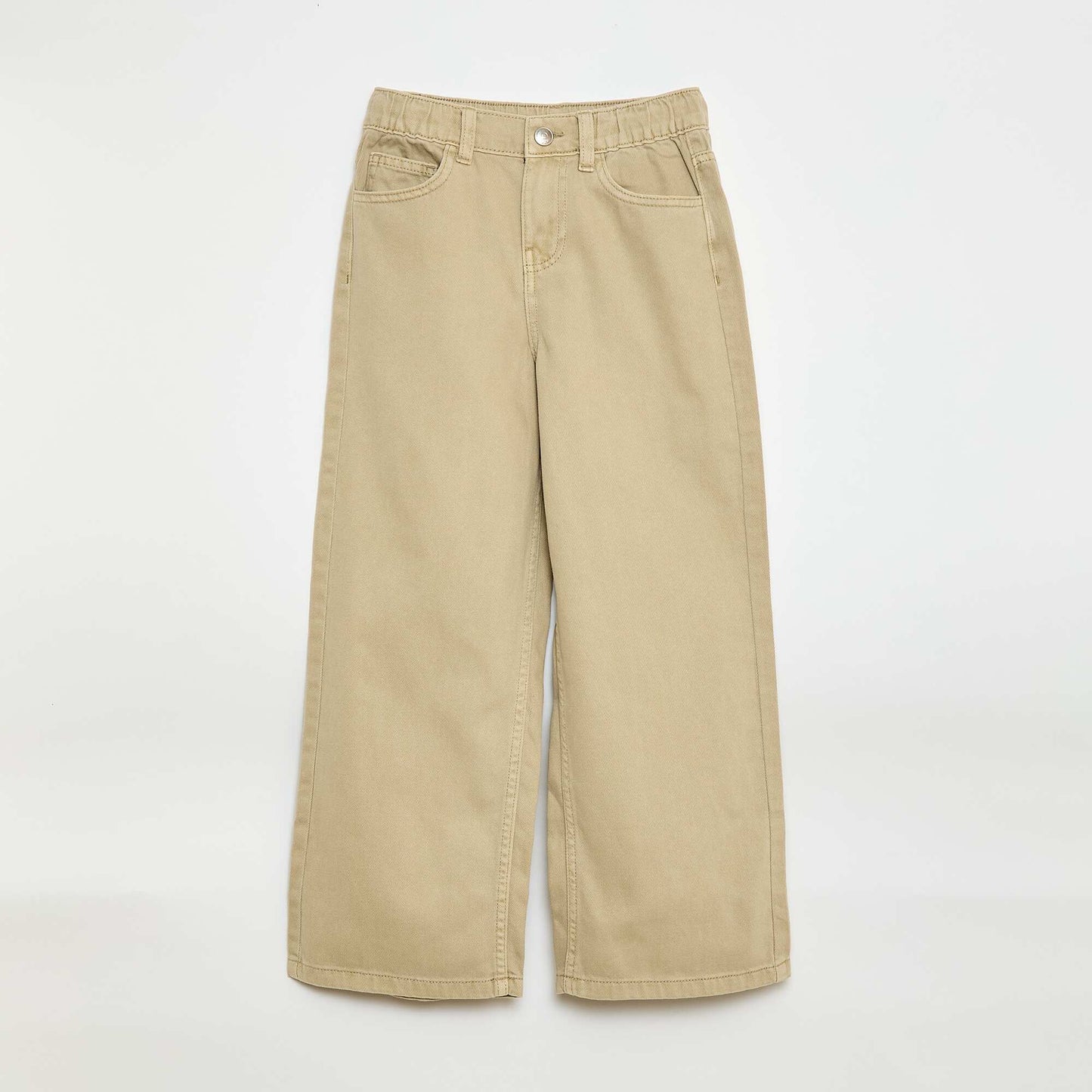 Pantalon wide leg BEIGE