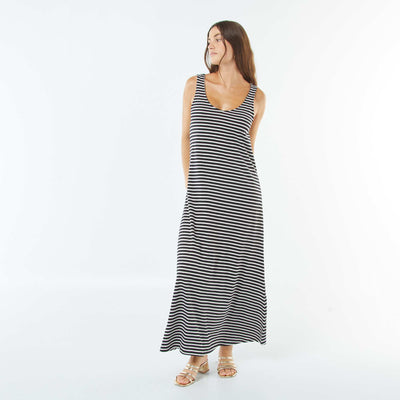 Robe débardeur longue NOIR