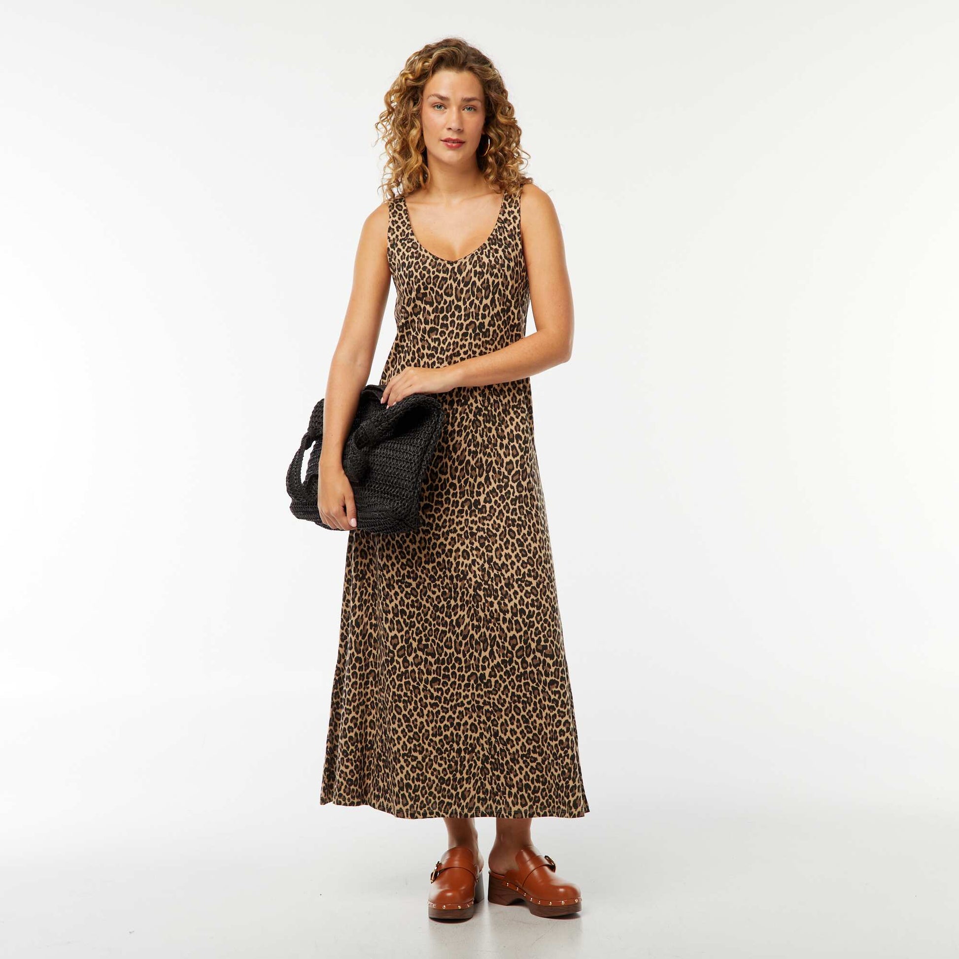 Robe débardeur longue BEIGE