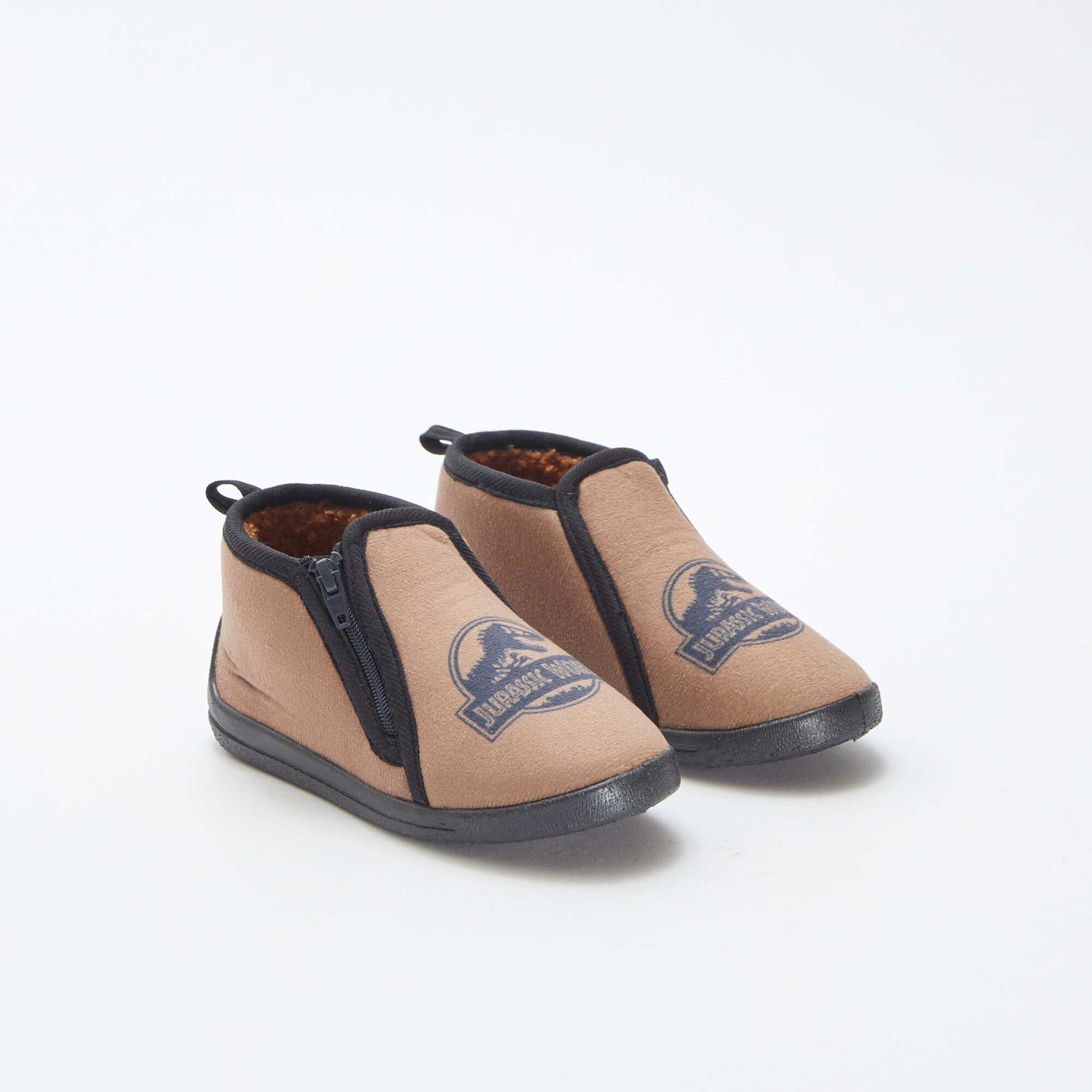 Chaussons 'Jurassic World' MARRON
