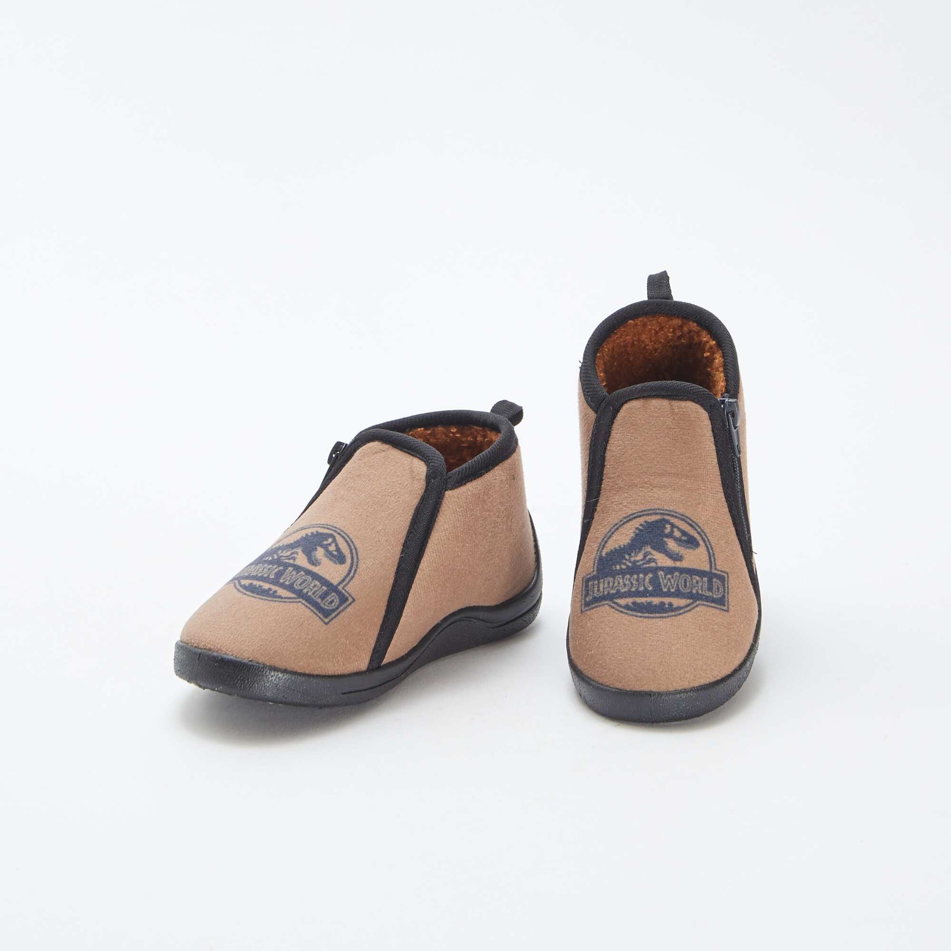 Chaussons 'Jurassic World' MARRON