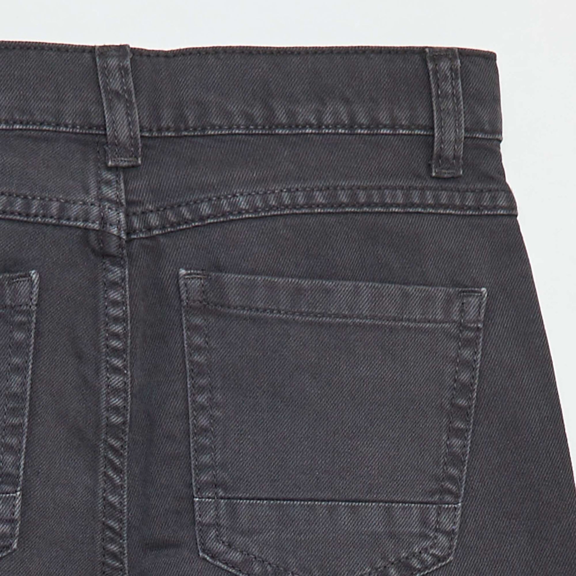 Pantalon droit - regular fit à 5 poches NOIR